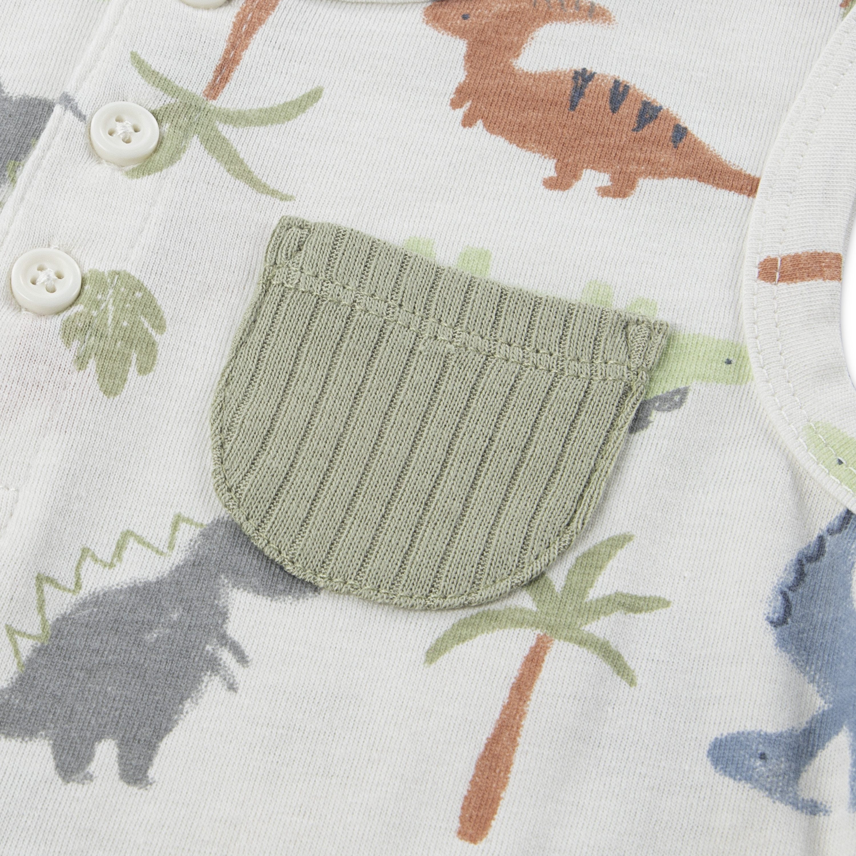 Starterset met dinosaurierprint (set, 2-delig)