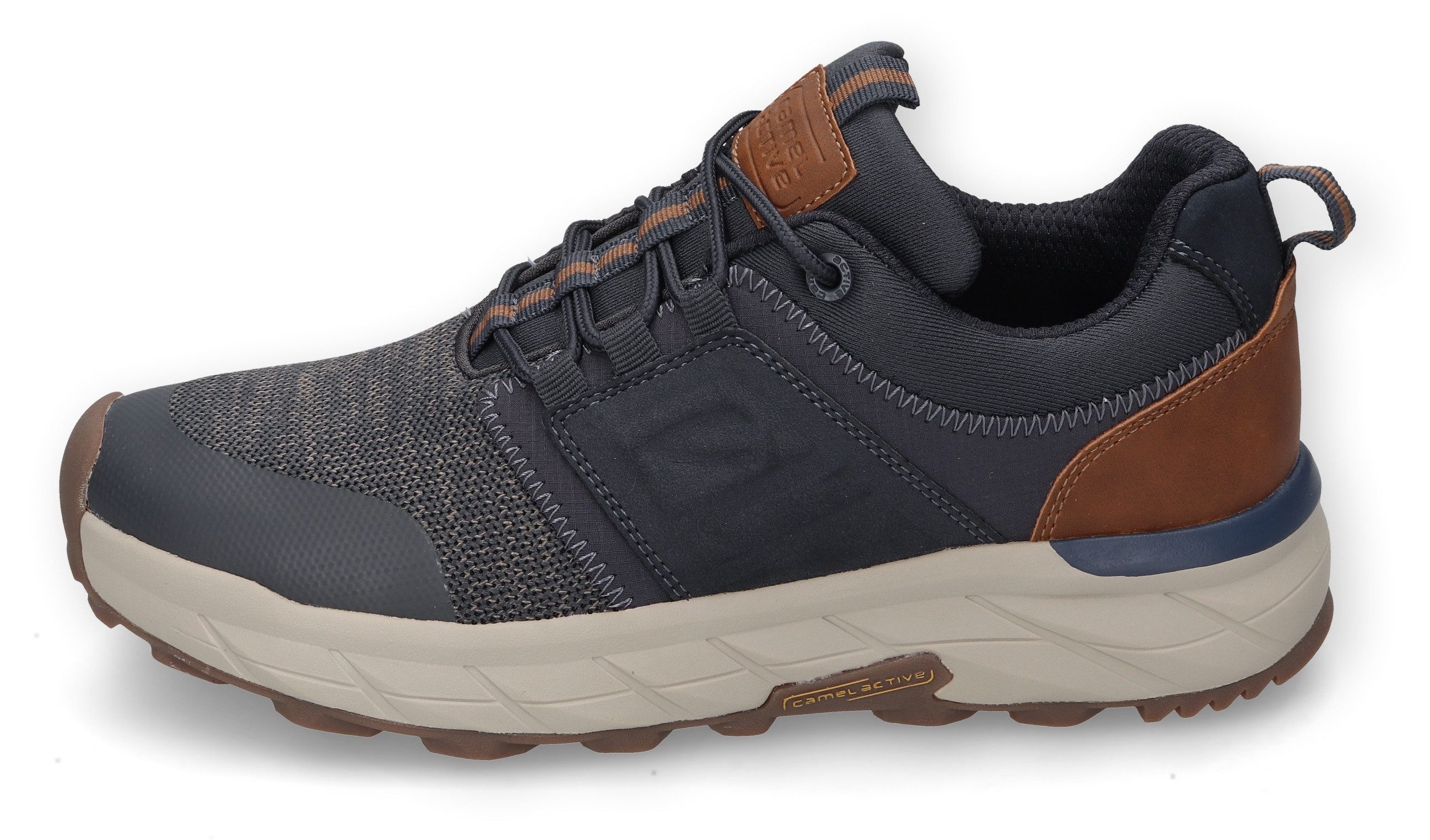 camel active Sneakers , retro sneaker, chunky sneaker, veterschoen voor dagelijks gebruik