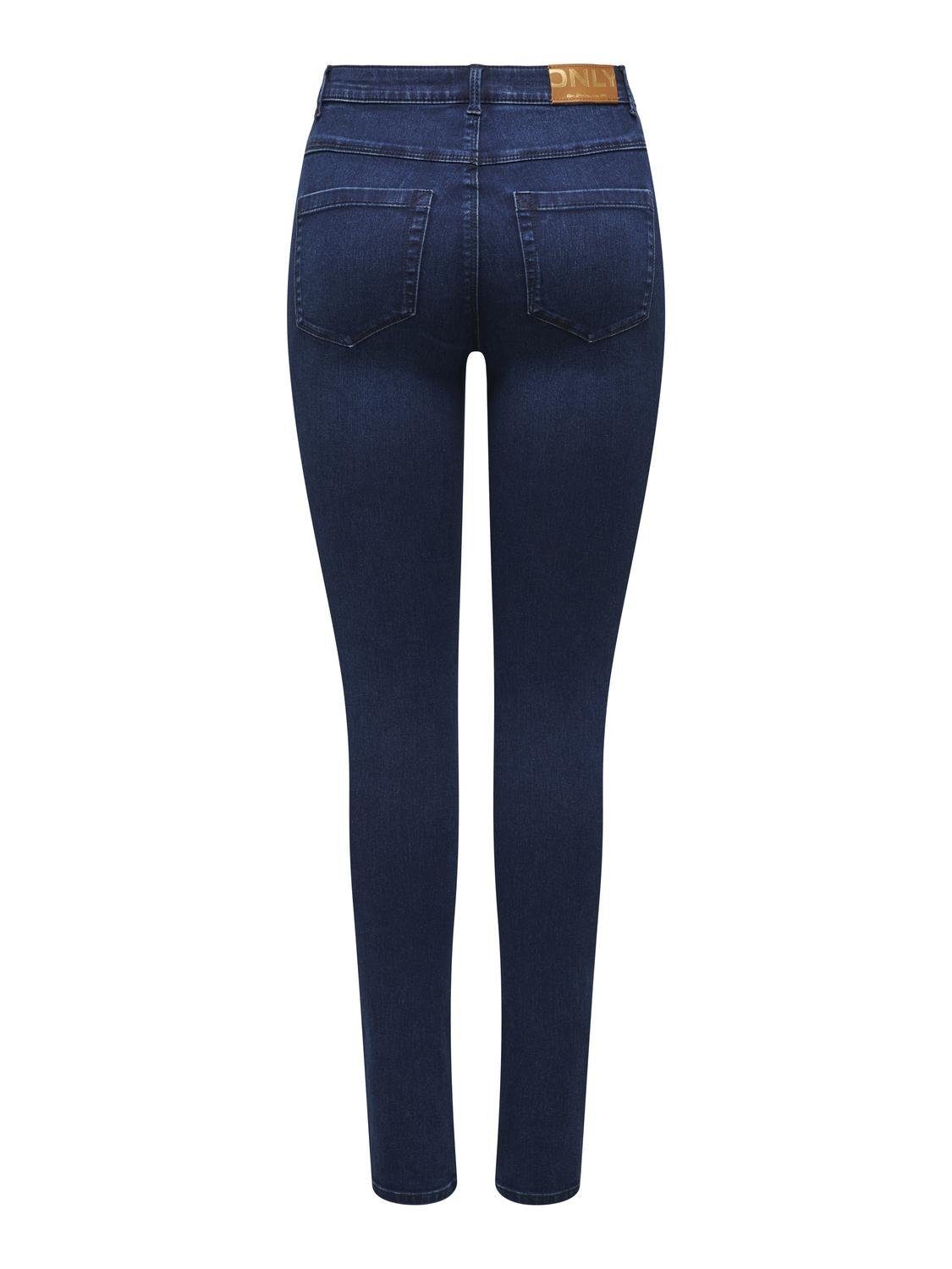 Only High-waist jeans ONLROYAL HW SK ZIP POC DNM PIM