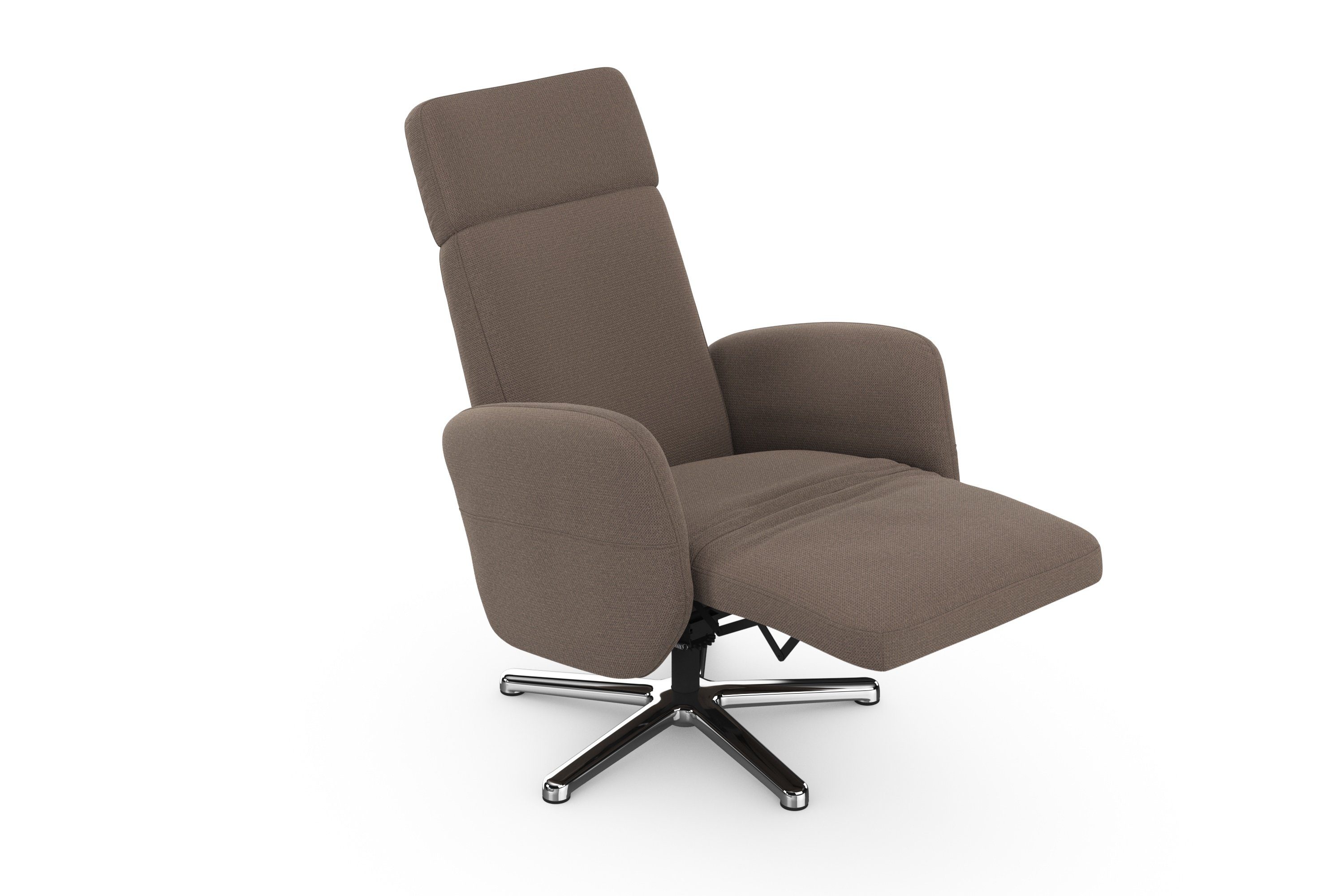 sit&more Relaxfauteuil Grenoble, incl. hoofdsteunverstelling en bekabelde afstandsbediening