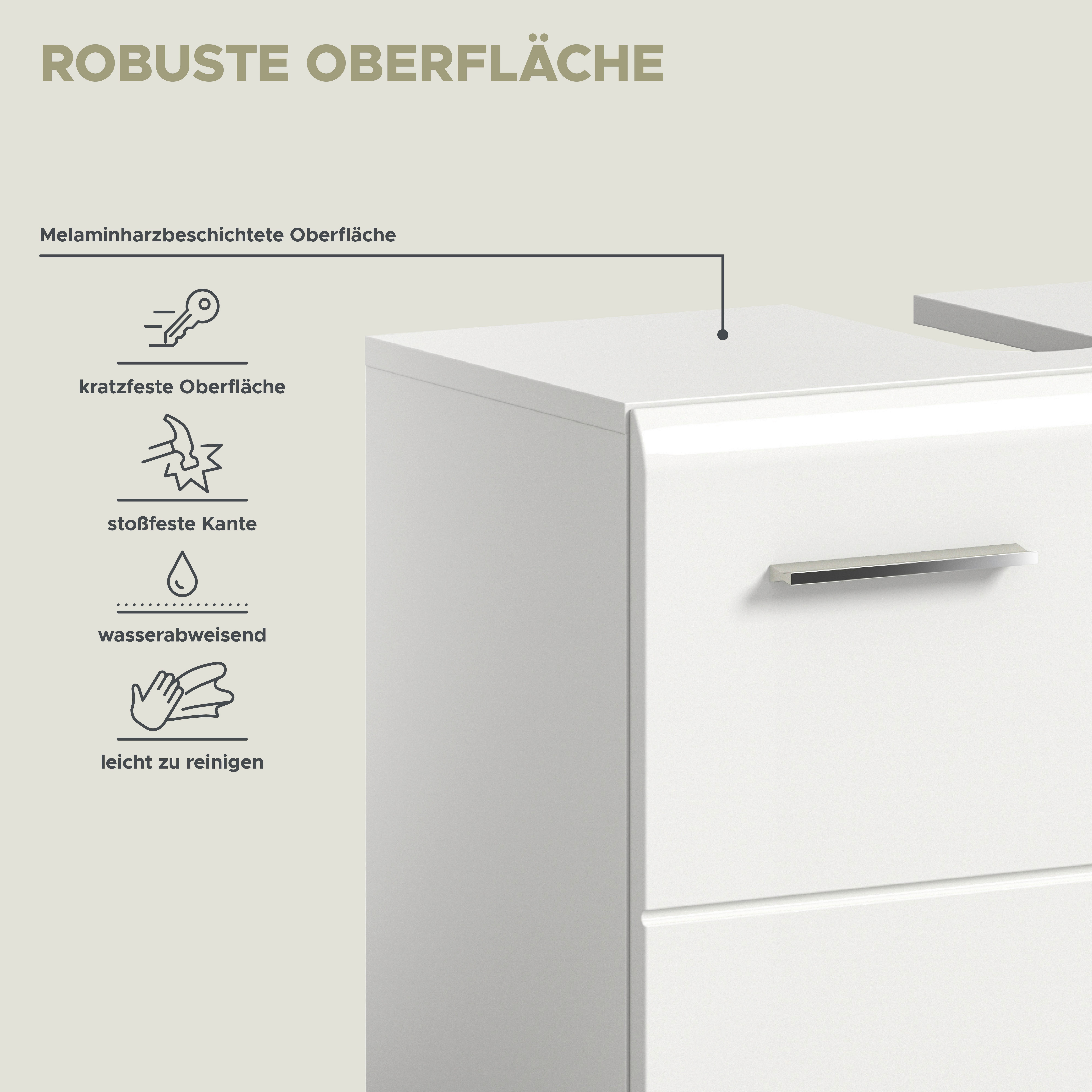 INOSIGN Wastafelonderkast FLORENZ, TOPSELLER!, Breedte 60 cm, 1 legplank, 2 vakken