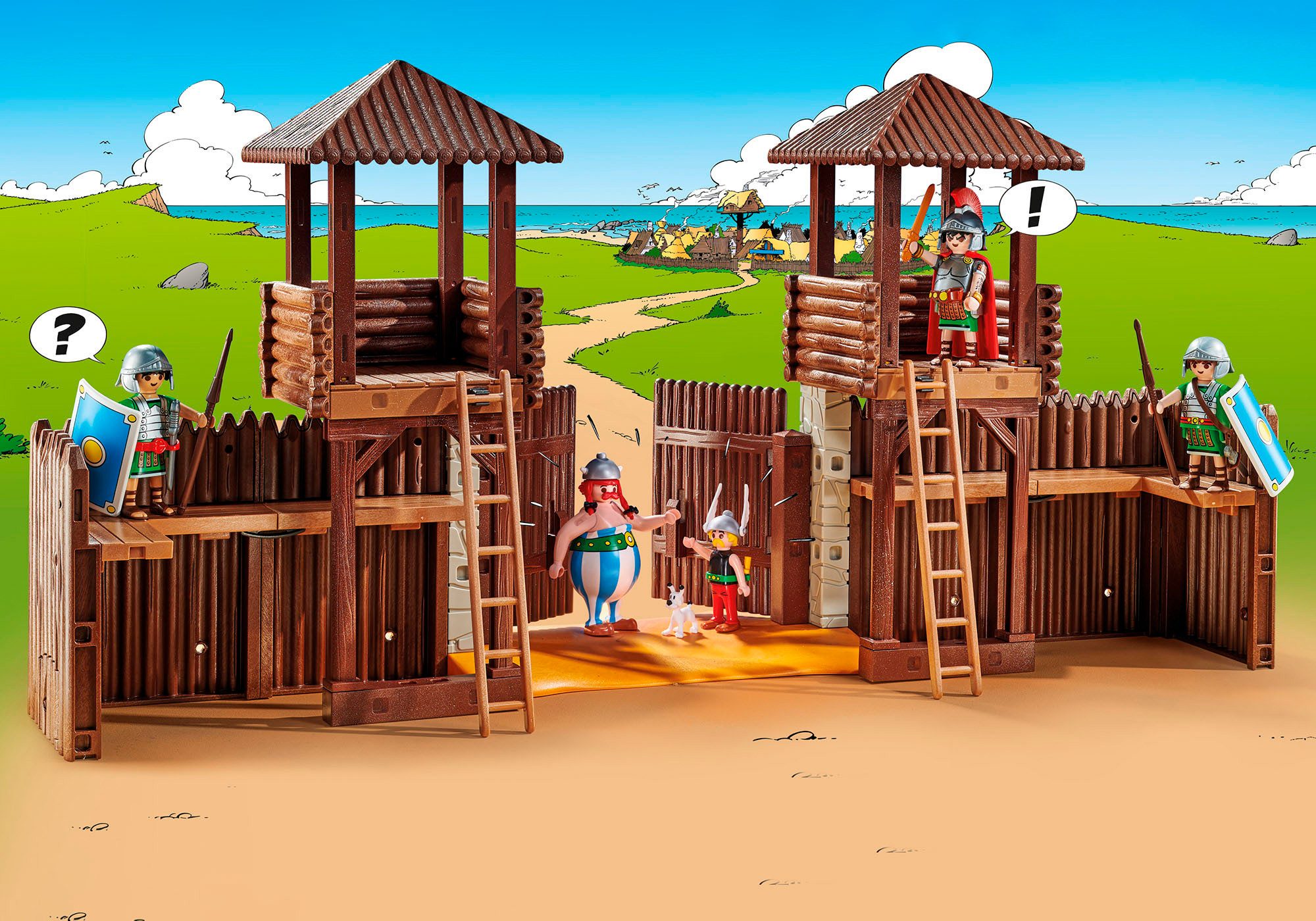 Playmobil® Constructie-speelset Romeins kamp (71542), Asterix (181-delig)