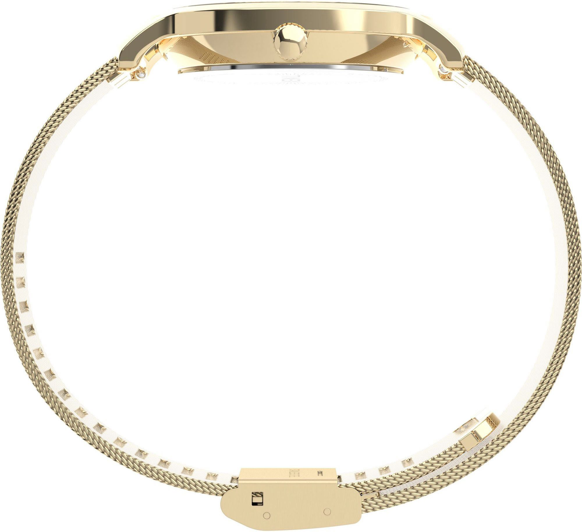 Timex Kwartshorloge Transcend Polshorloge, dameshorloge, roestvrijstalen band, analoog