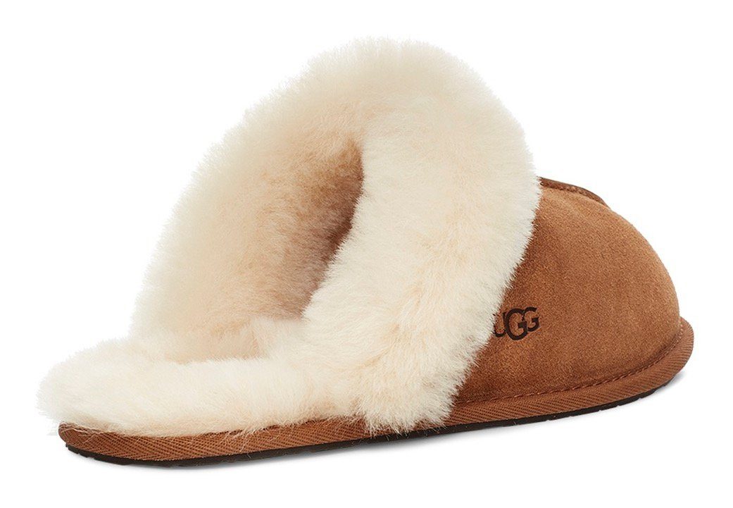 UGG Pantoffels Scuffette II Pantoffels, klompen, mules, flats met bontkraag