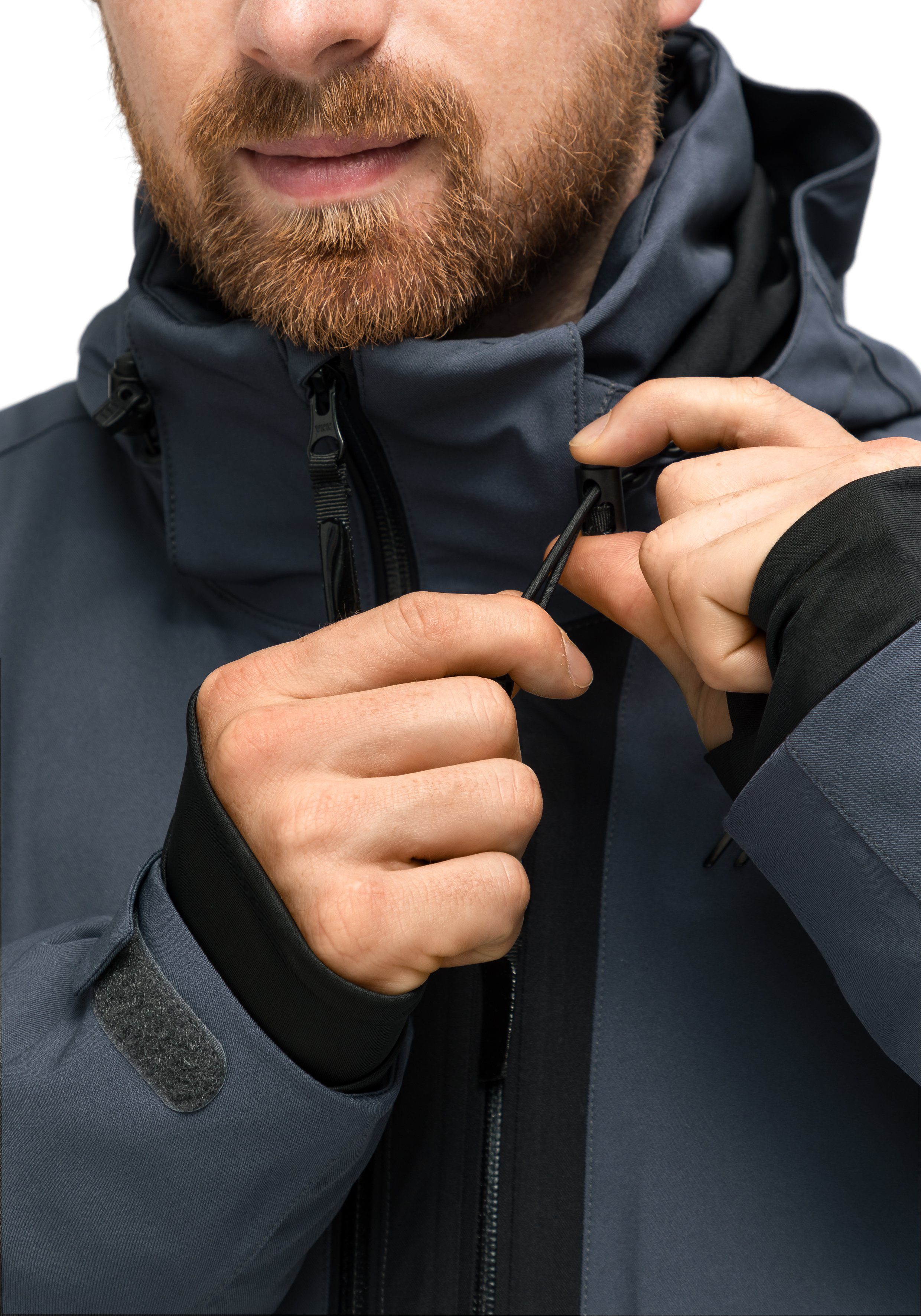 Maier Sports Ski-jack Joran ademende herenjack, waterdichte winddichte winterjack