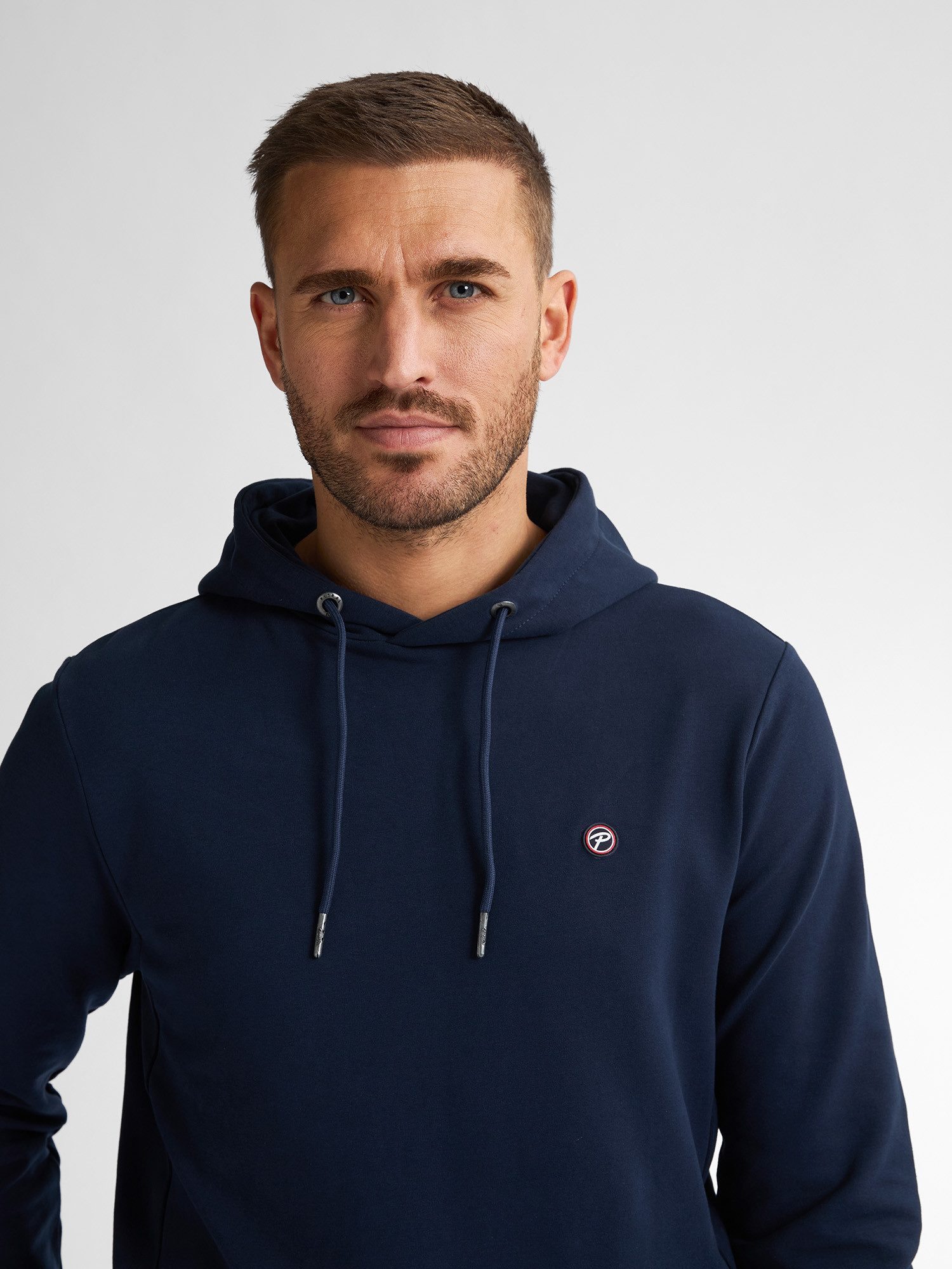 Petrol Industries Hoodie met geborduurd logo