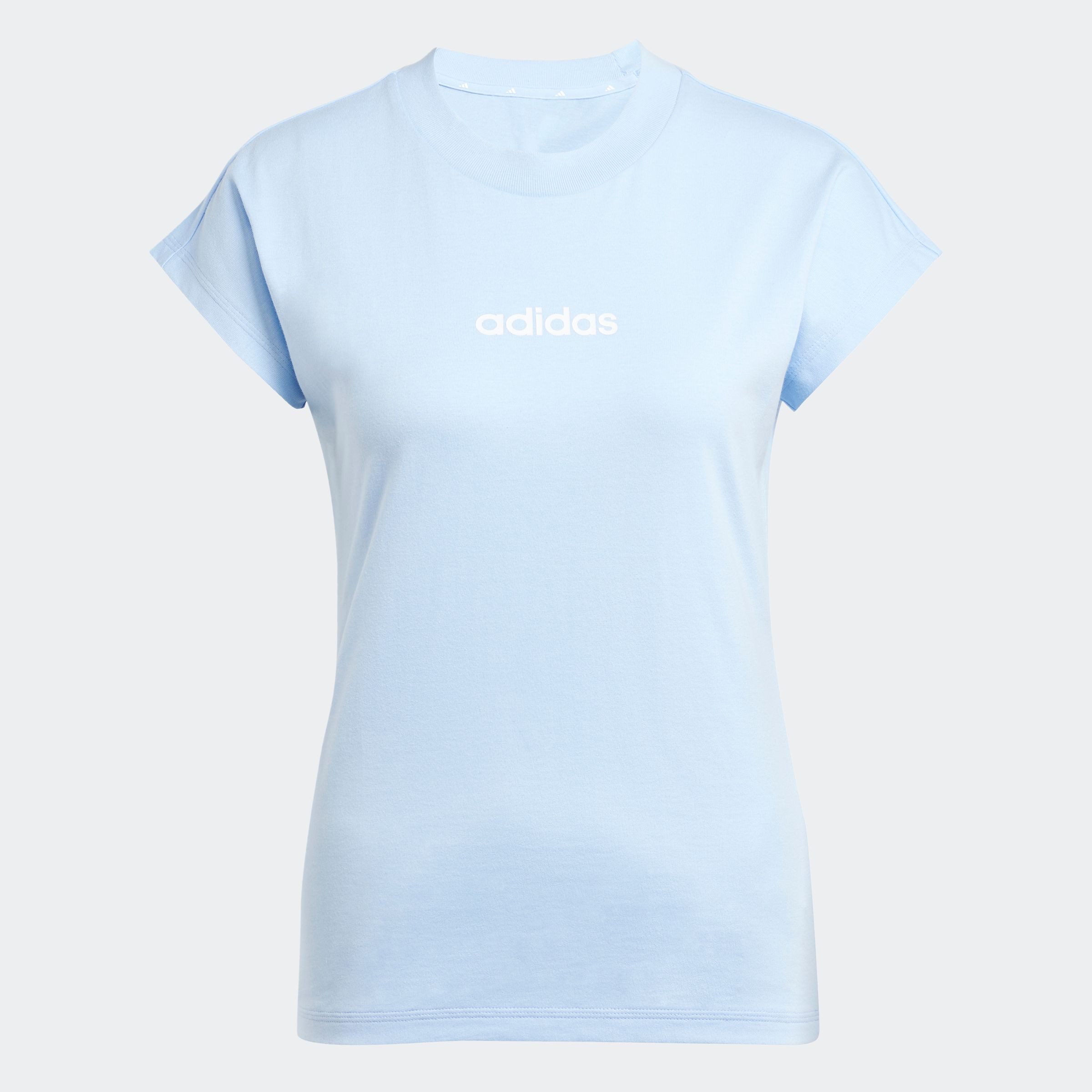 adidas Sportswear T-shirt W LIN SJ T Basic T-shirt van zacht materiaal