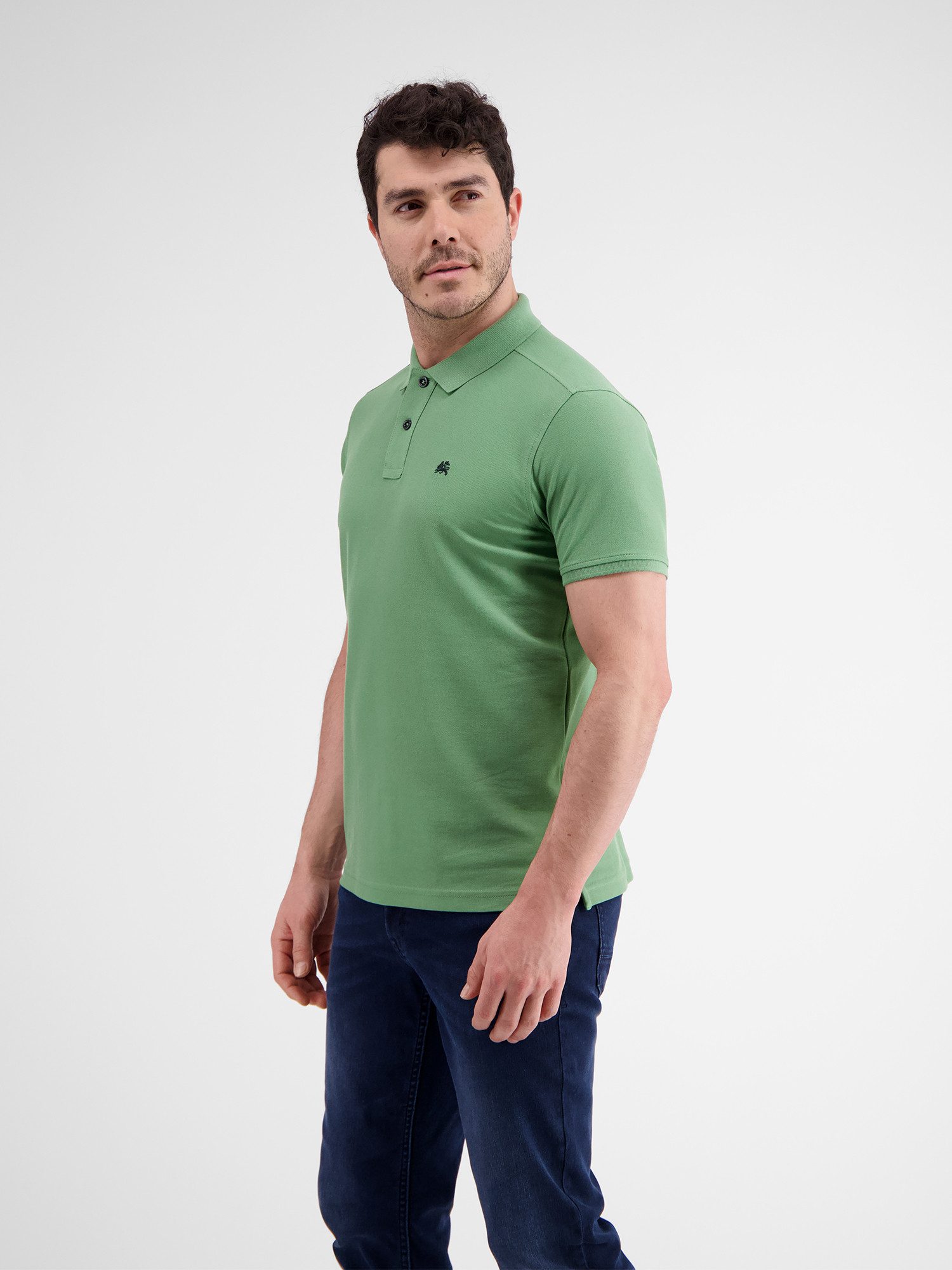 Lerros Poloshirt LERROS klassieke polostijl in *Cool & Dry* piquékwaliteit
