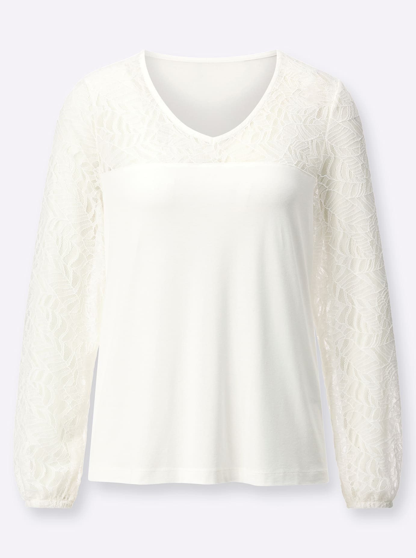 Creation L Kanten shirt (1-delig)