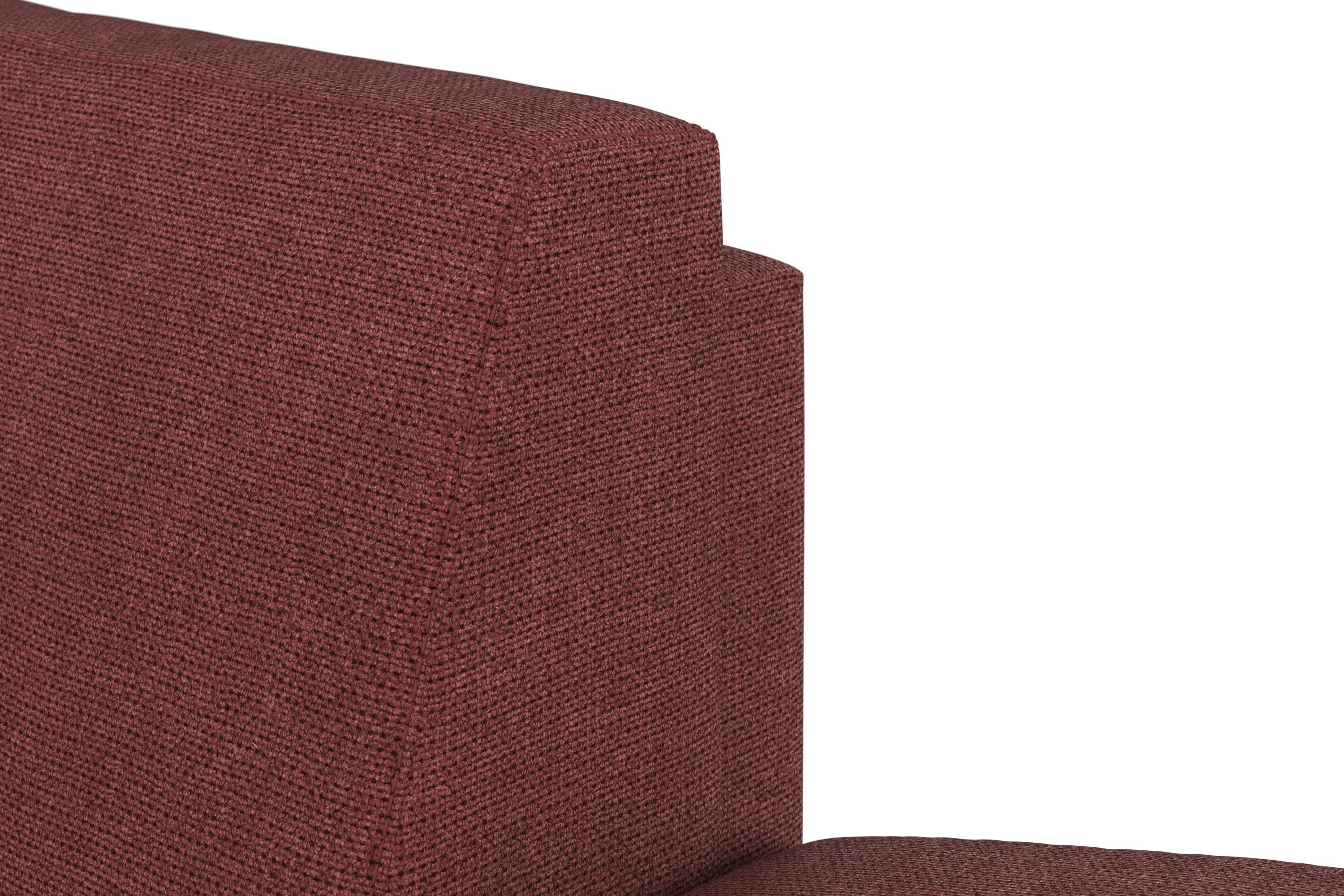 DOMO collection Hoekbank Capelo, comfortabel, duidelijke lijnen kenmerken dit ontwerp, L-Vorm met verstelbare armleuningen, naar keuze met slaapfunctie, binnenvering