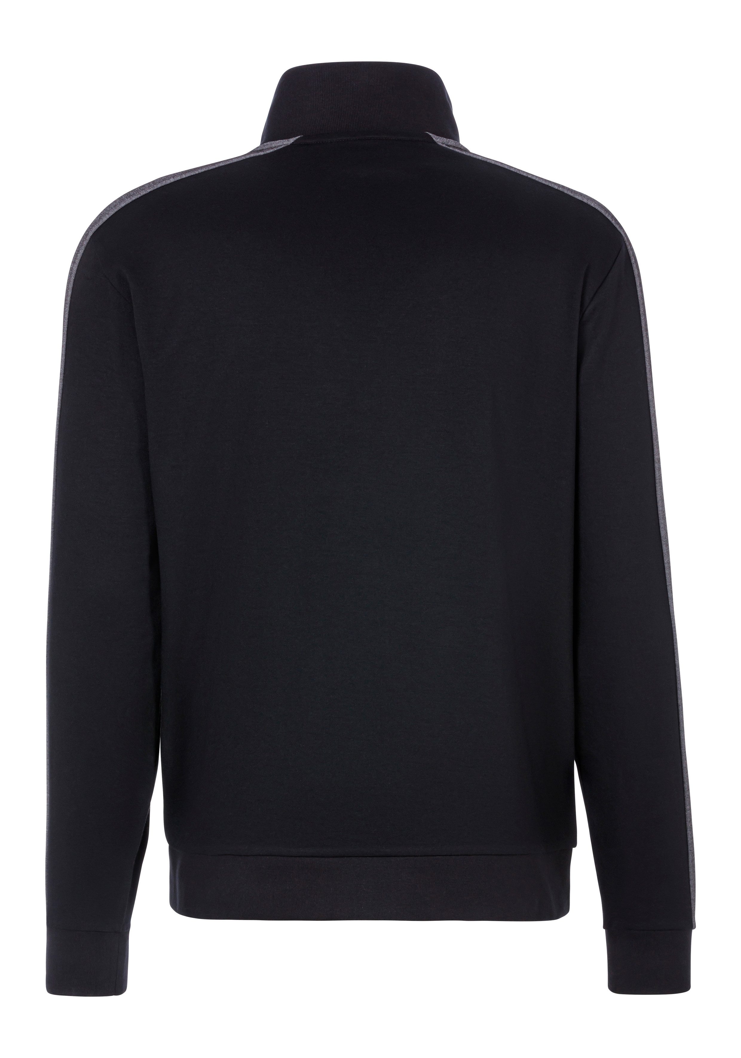 BOSS Sweatvest Tracksuit jacket met een ritssluiting bij de kraag
