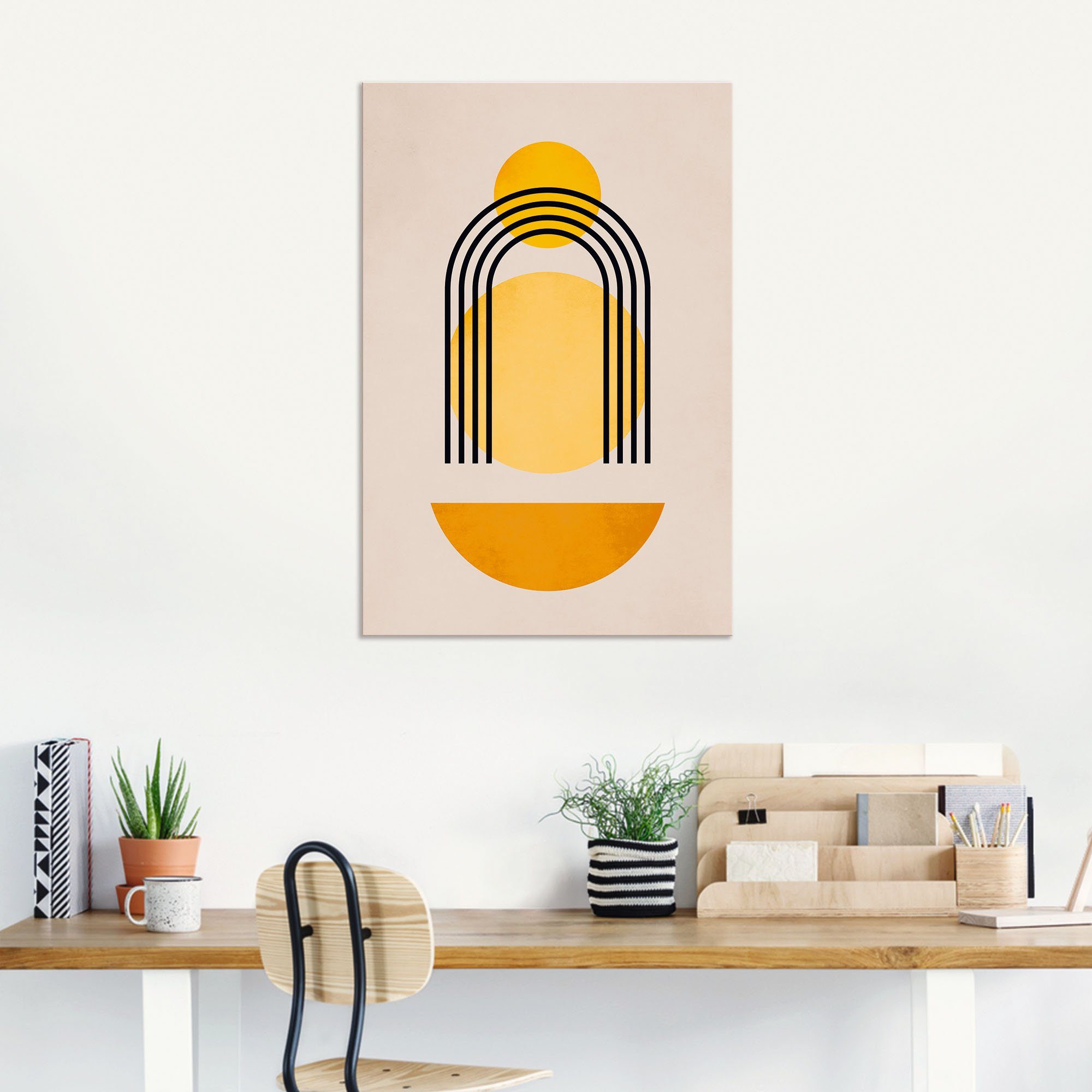 Artland Artprint Geometrica Nr. 5 als artprint van aluminium, artprint op linnen, poster, muursticker in verschillende maten