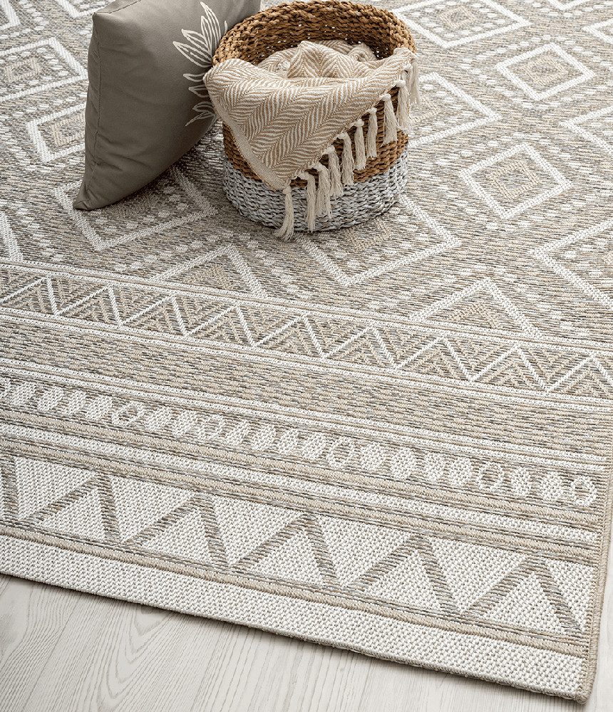 The carpet Vloerkleed Calgary moderne robuuste binnen- en buitenkleed