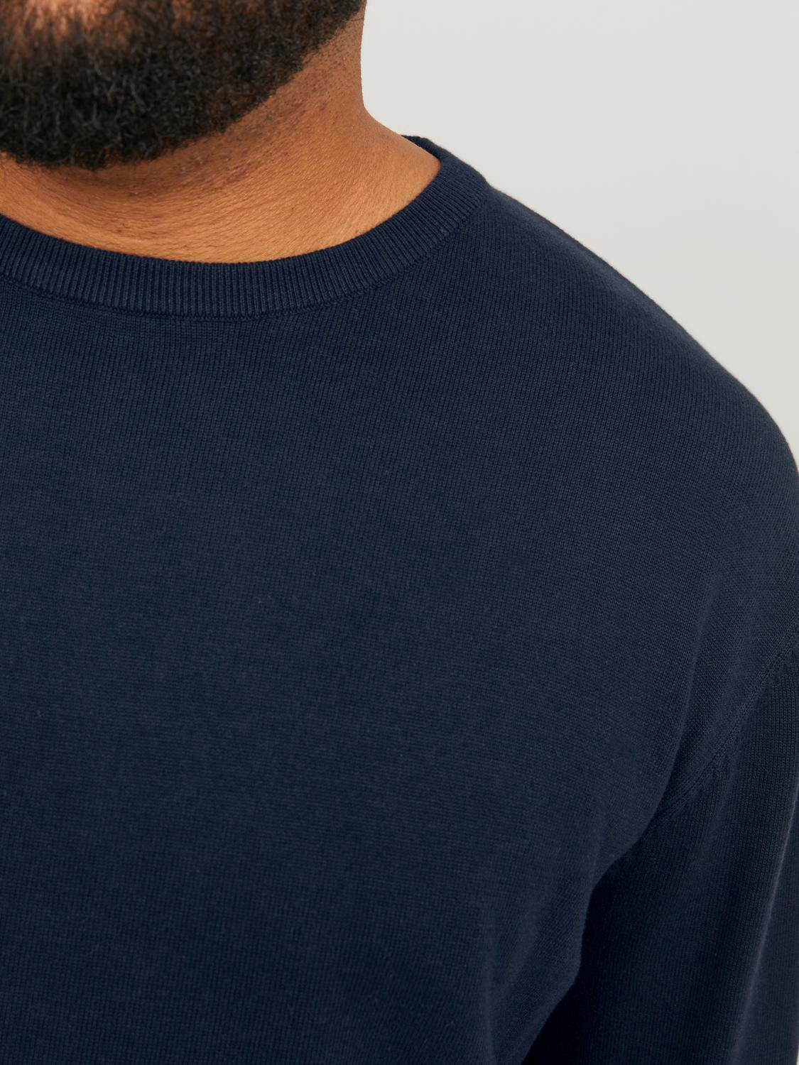 Jack & Jones PlusSize Gebreide trui JJEBASIC KNIT CREW NECK NOOS PLS