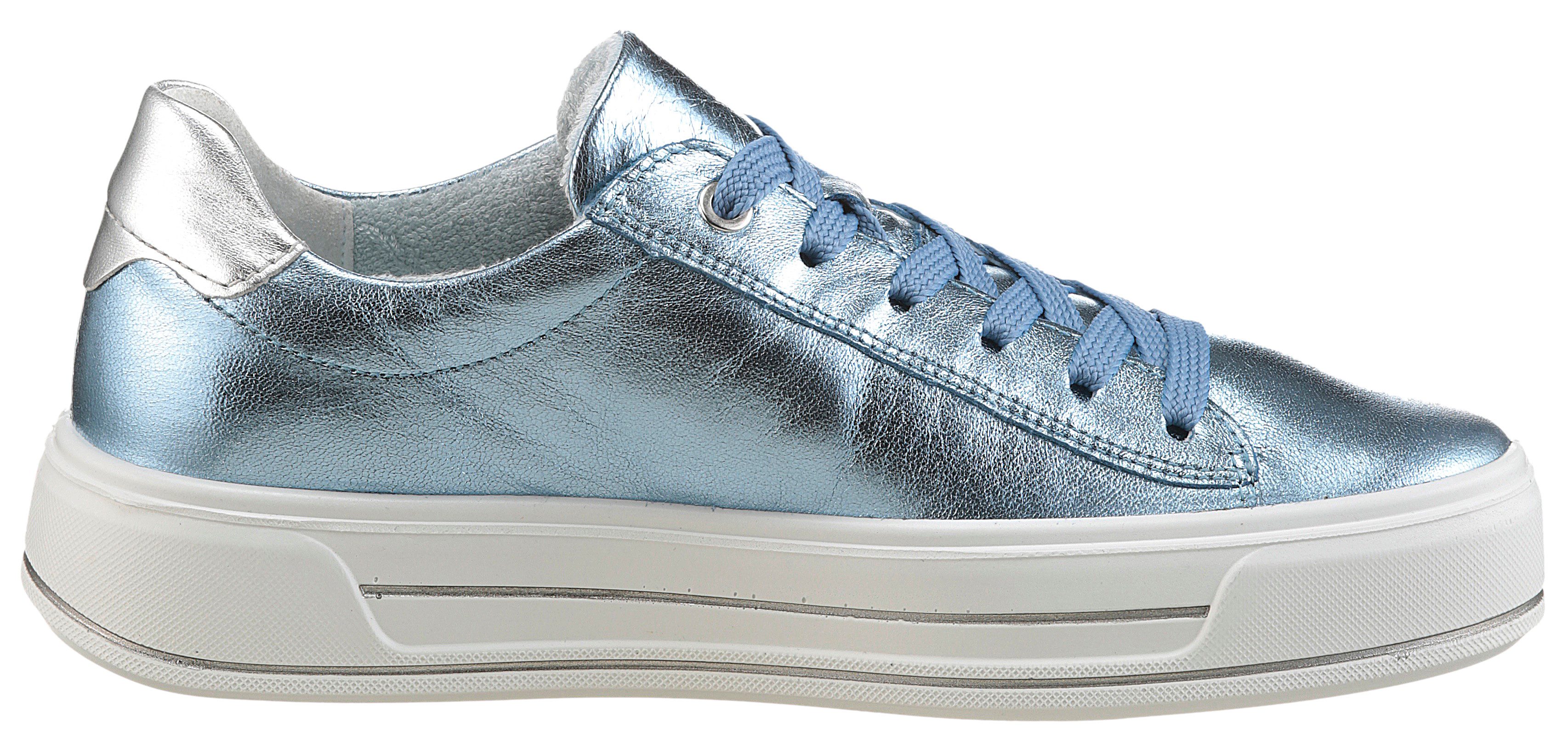 Ara Plateausneakers CANBERRA , vrijetijdsschoen, lage schoen, veterschoen in comfortwijdte g (= breed)