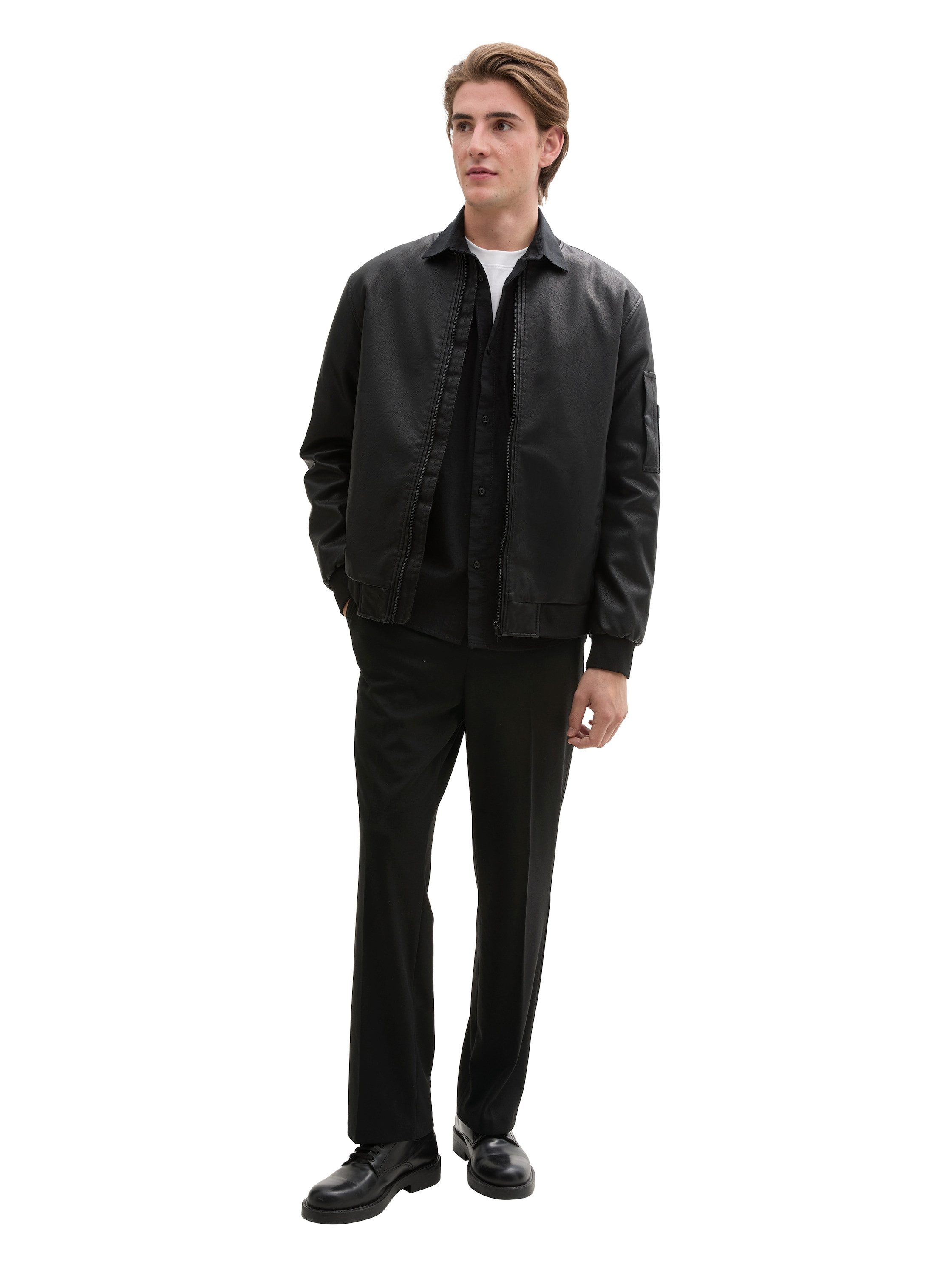 Tom Tailor Denim Pantalon met vouw met persplooien