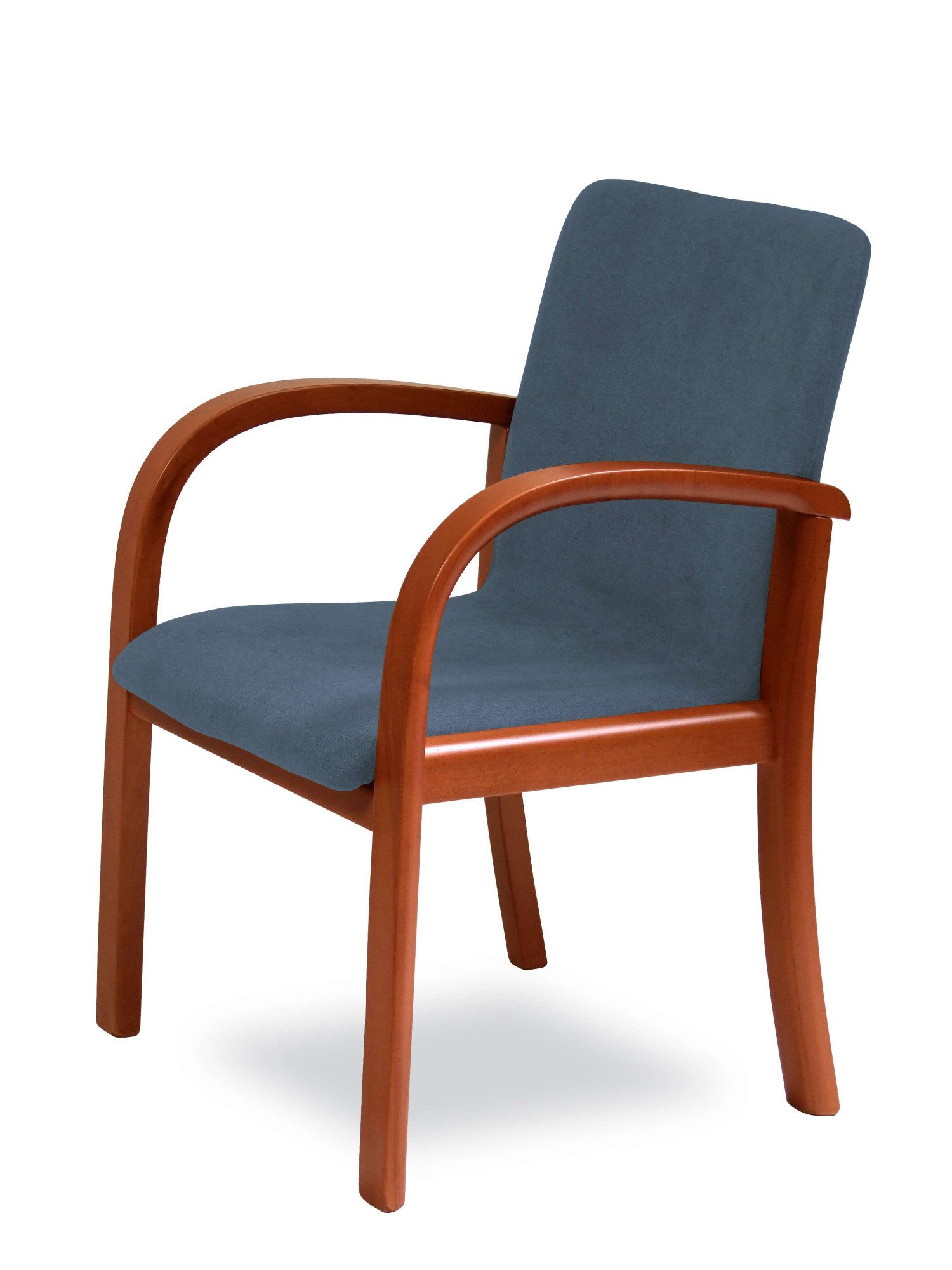 Home affaire Eetkamerstoel LINA707 Extra-comfort, vlekbestendig weefsel, massief hout (1 stuk)