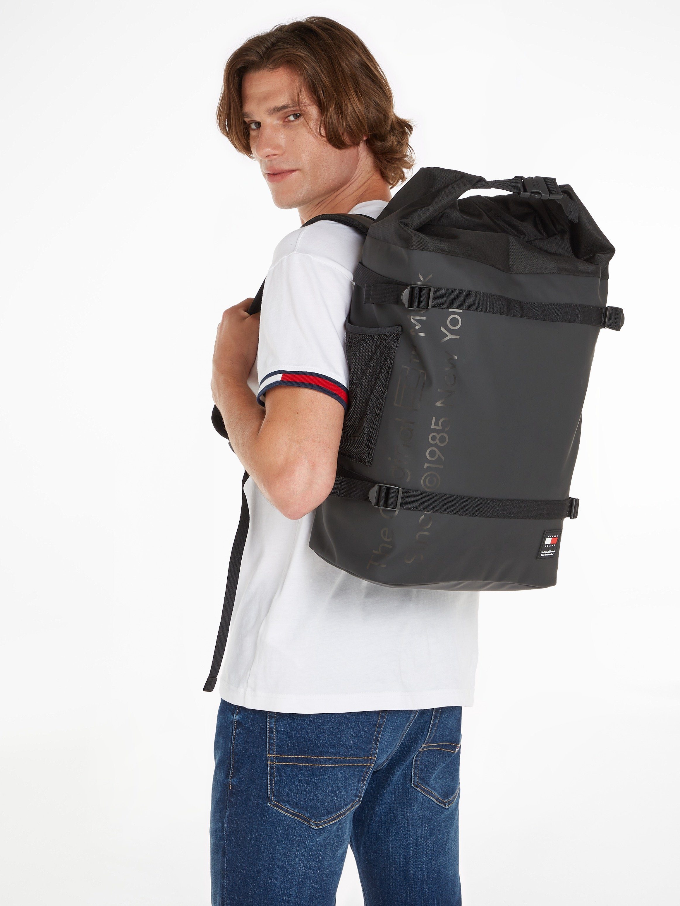 TOMMY JEANS Rugzak TJM DAILY + ROLLTOP BACKPACK