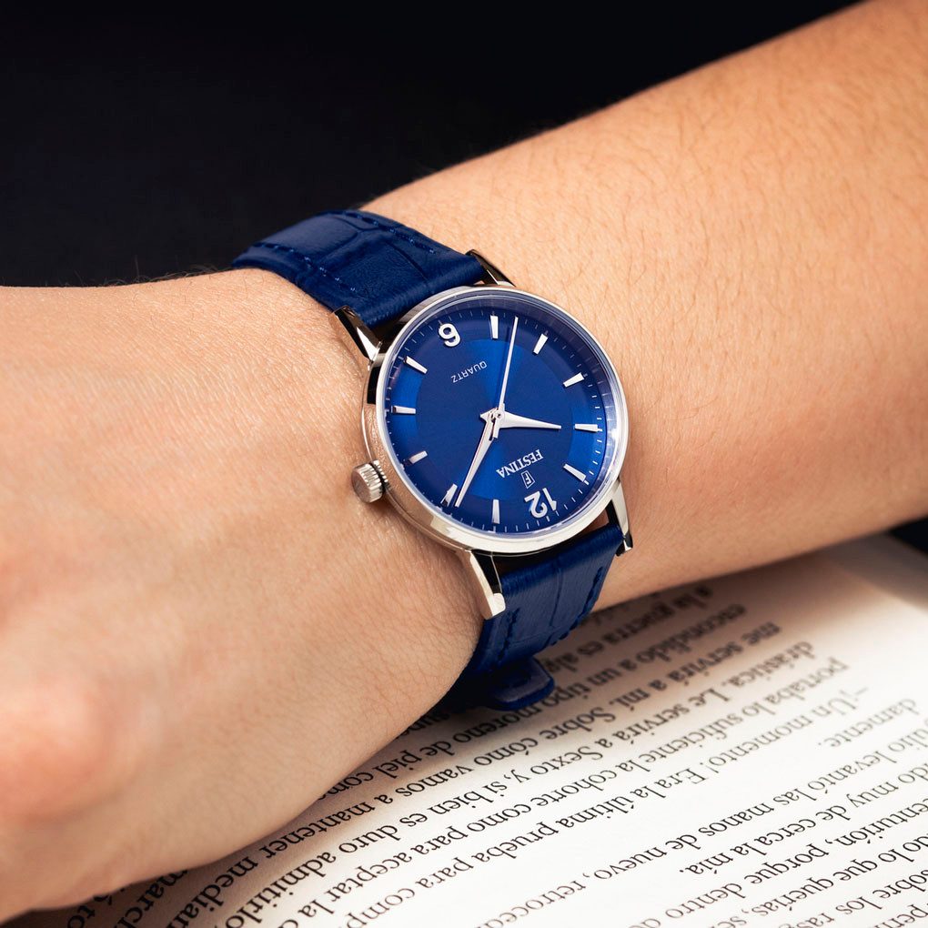 Festina Kwartshorloge Horloge, dameshorloge, leren band, analoog