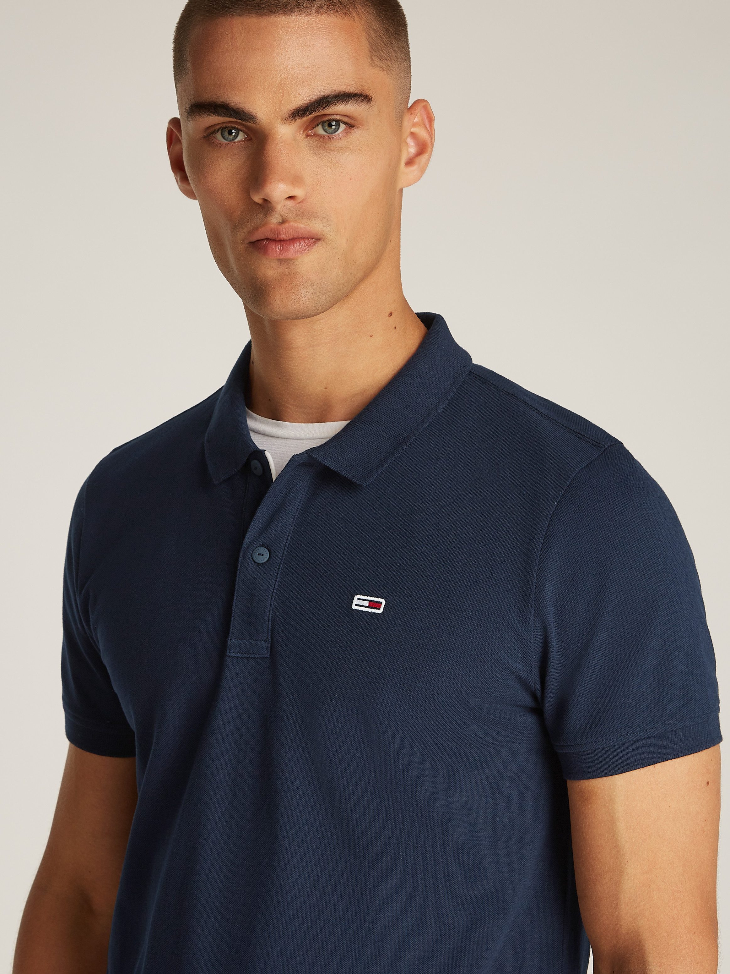 TOMMY JEANS Poloshirt TJM SLIM PLACKET POLO