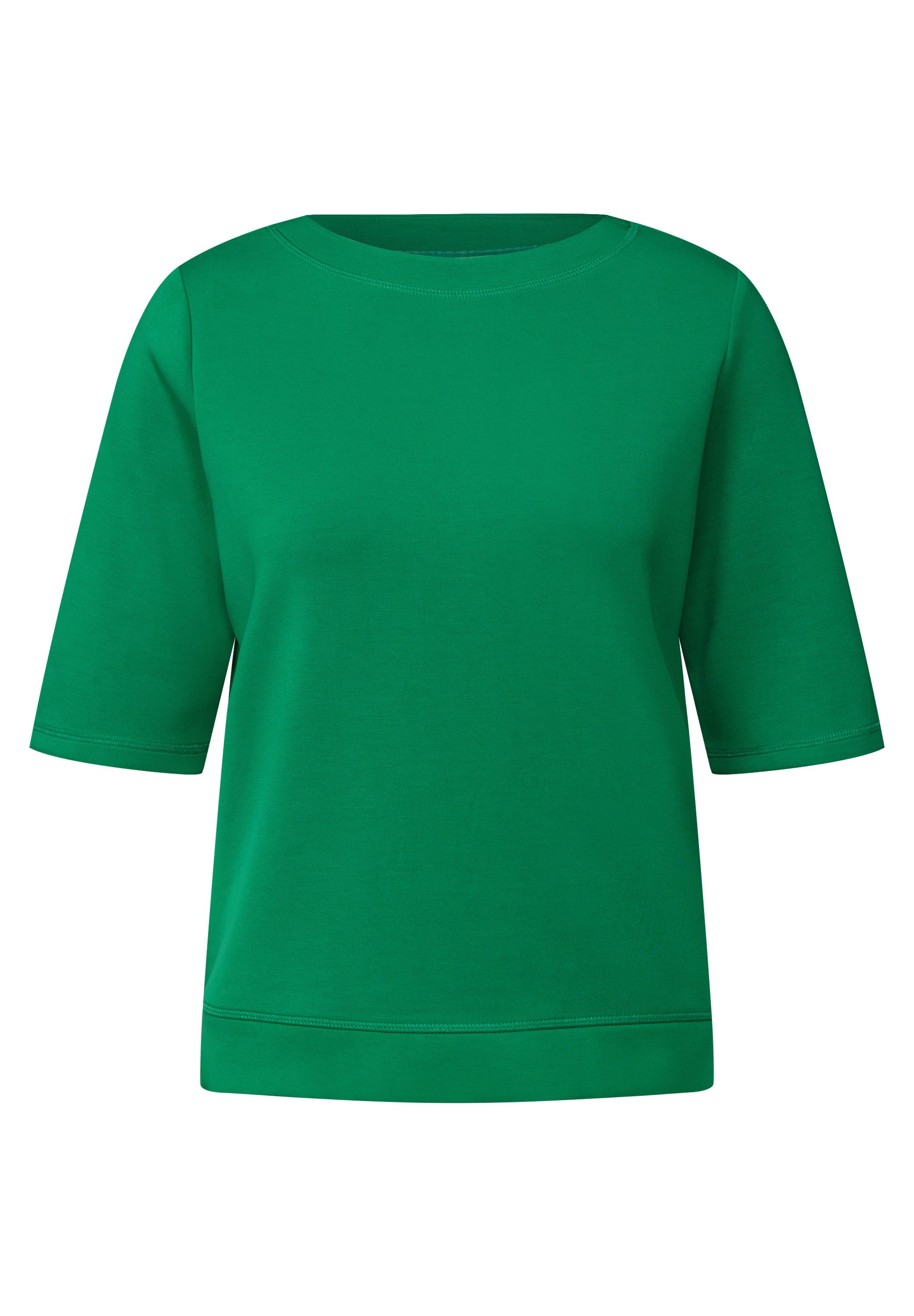 Cecil Sweatshirt korte mouwen, met u-hals