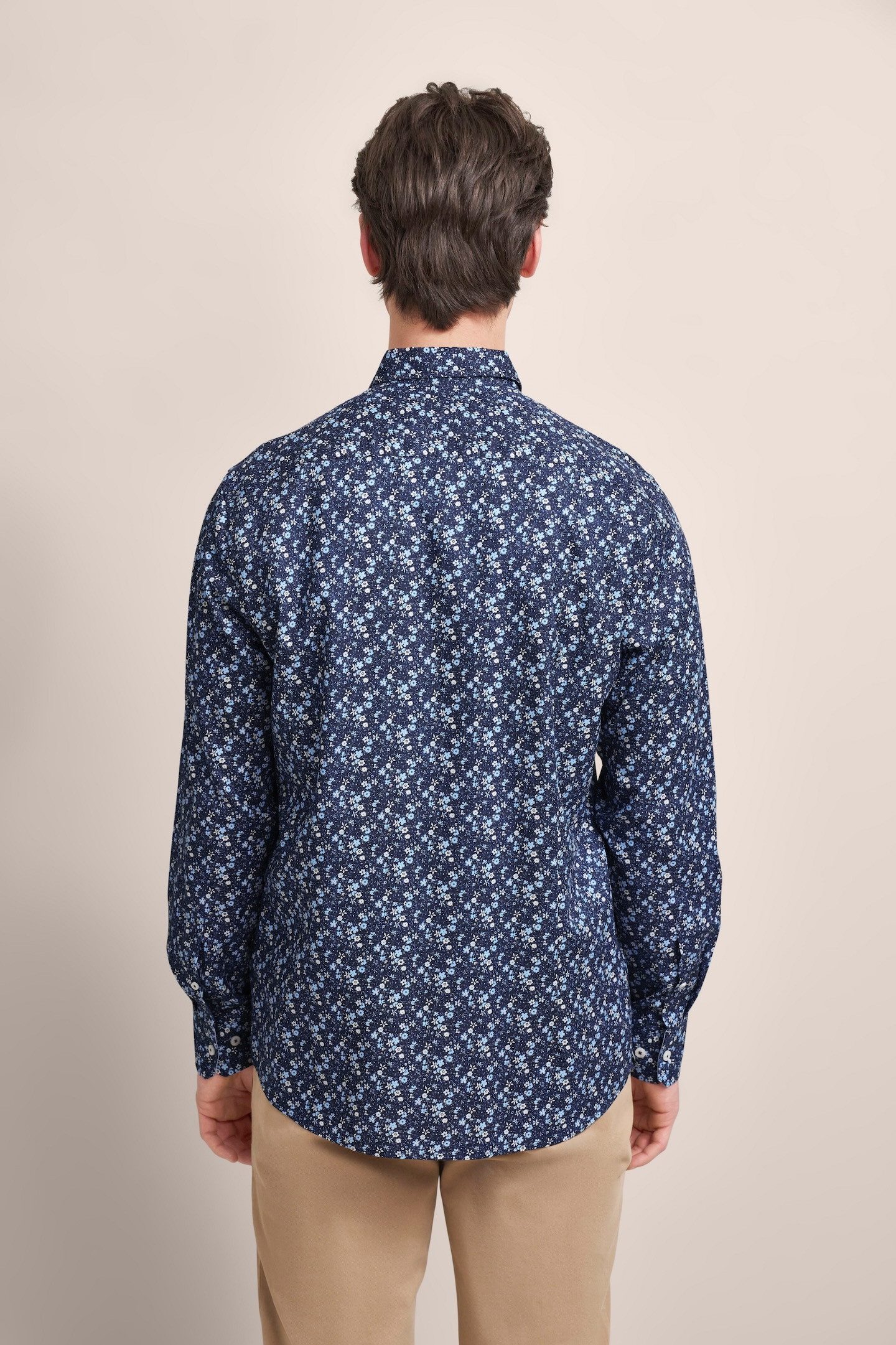Bugatti Overhemd met lange mouwen met bloemenprint
