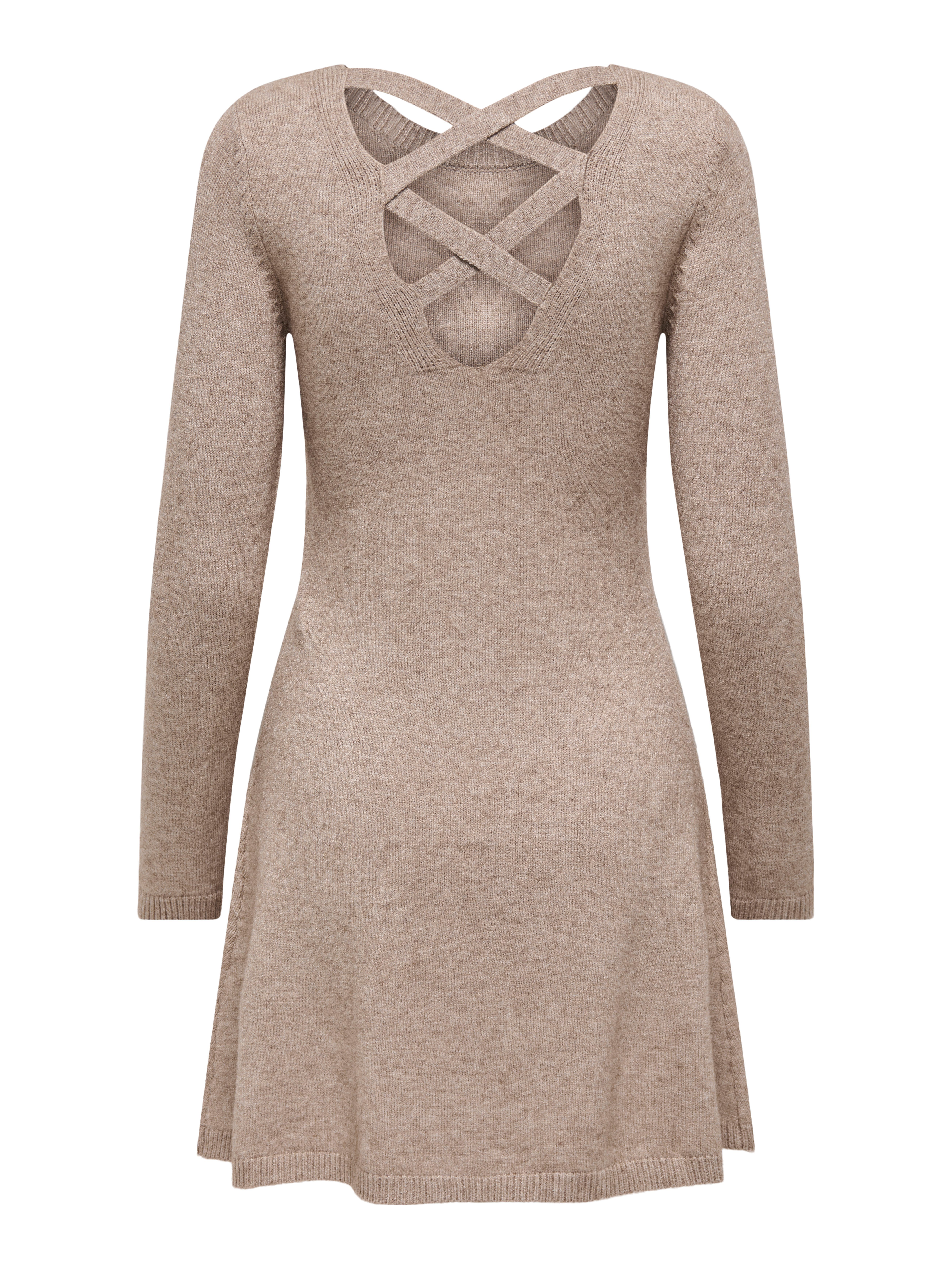 Only Midi-jurk ONLLEVA BACK DETAIL DRESS EX KNT