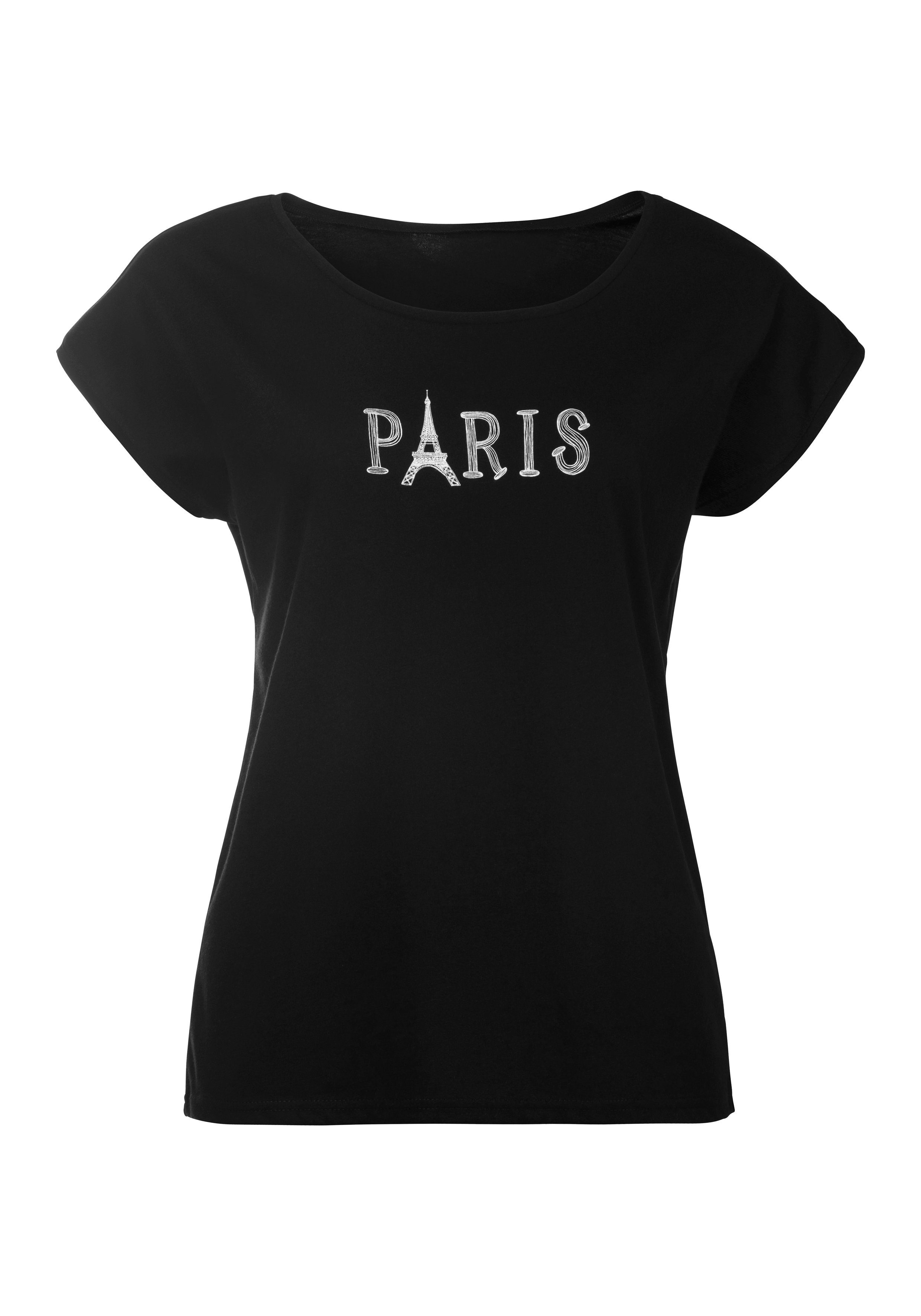 Vivance T-shirt met een modieuze print voor (Set van 2)