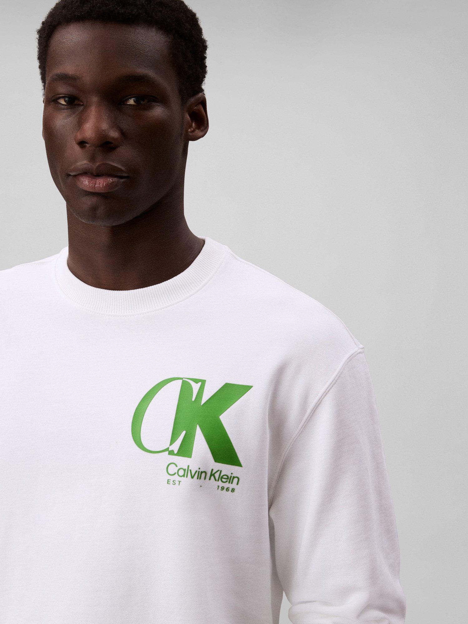 Calvin Klein Sweatshirt LS EU 350TERRY CK OVERLAP GRAPHI