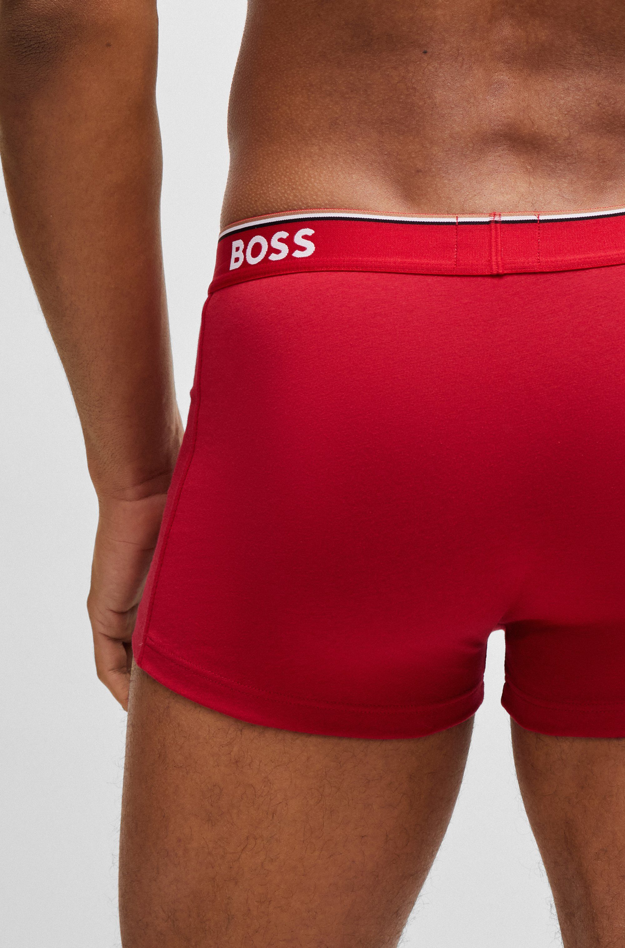 BOSS Boxershort met boss opdruk op de tailleband (3 stuks)