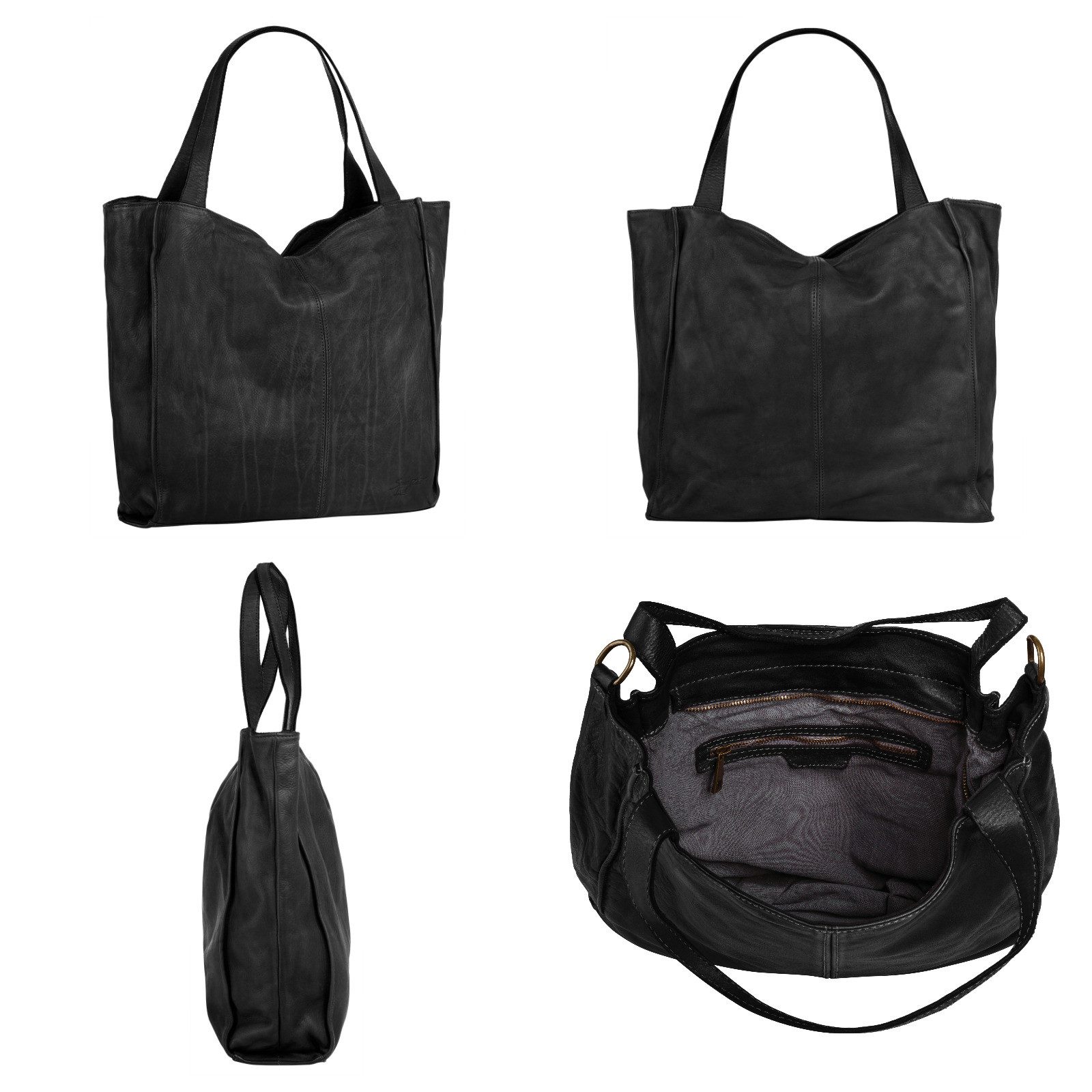 Samantha Look Shopper echt leer, made in italy