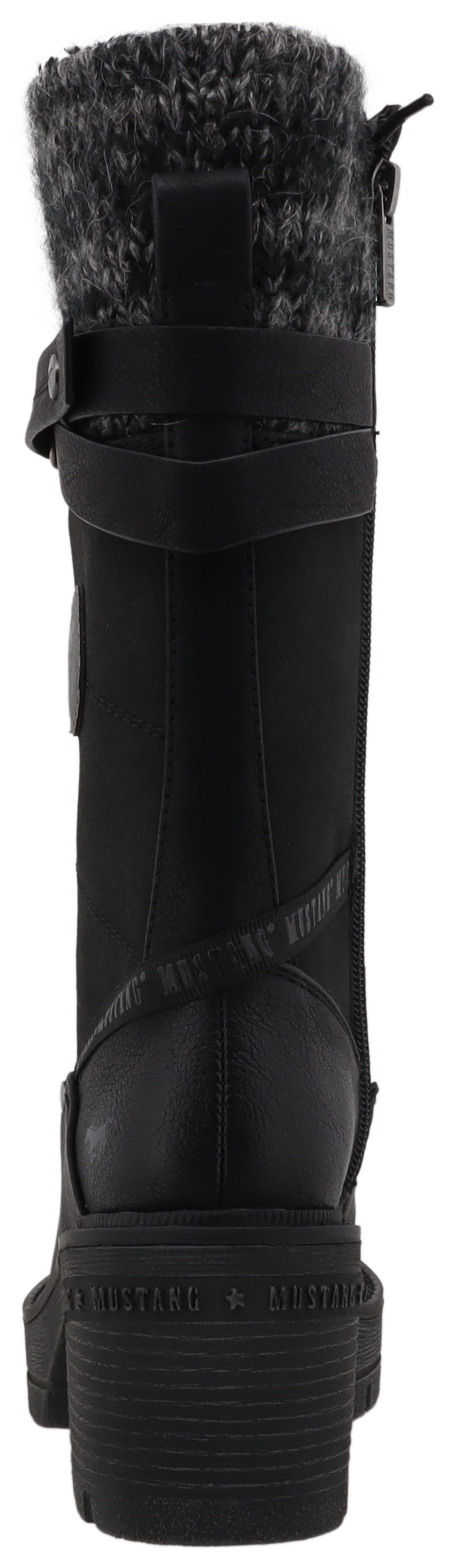 Mustang Shoes Winterlaarzen Madlin Snowboots, winterlaarzen met textielkraag