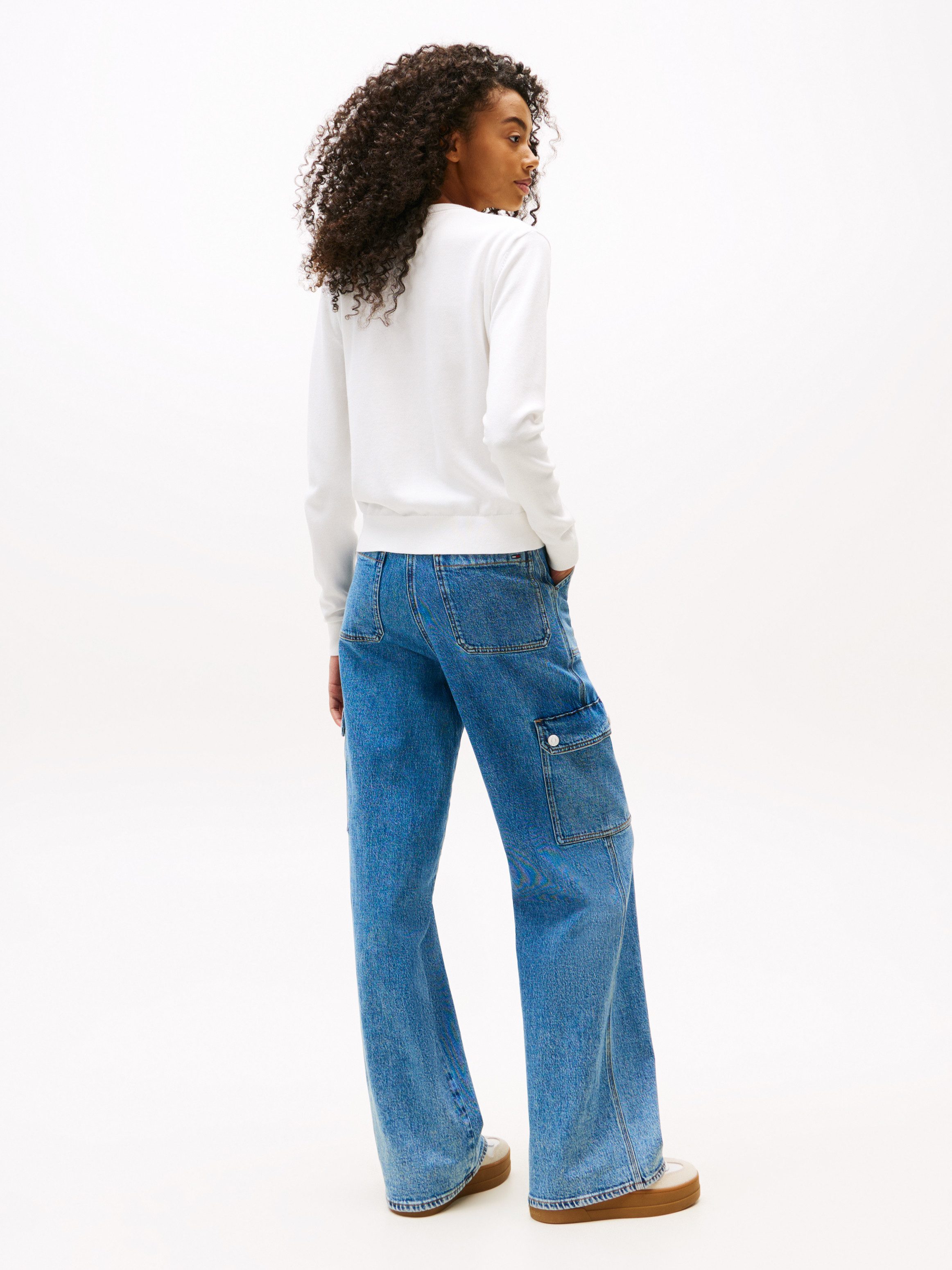 TOMMY JEANS Trui met V-hals TJW ESSENTIAL VNECK SWEATER EXT