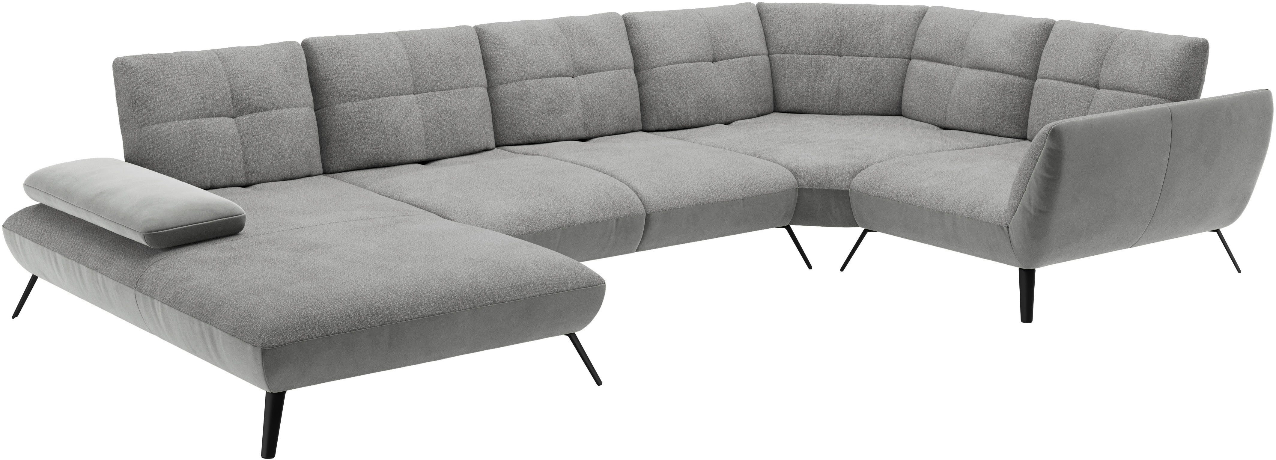 Places of Style Zithoek Mikado U-vorm incl. zitdiepteverstelling en armleuningverstelling