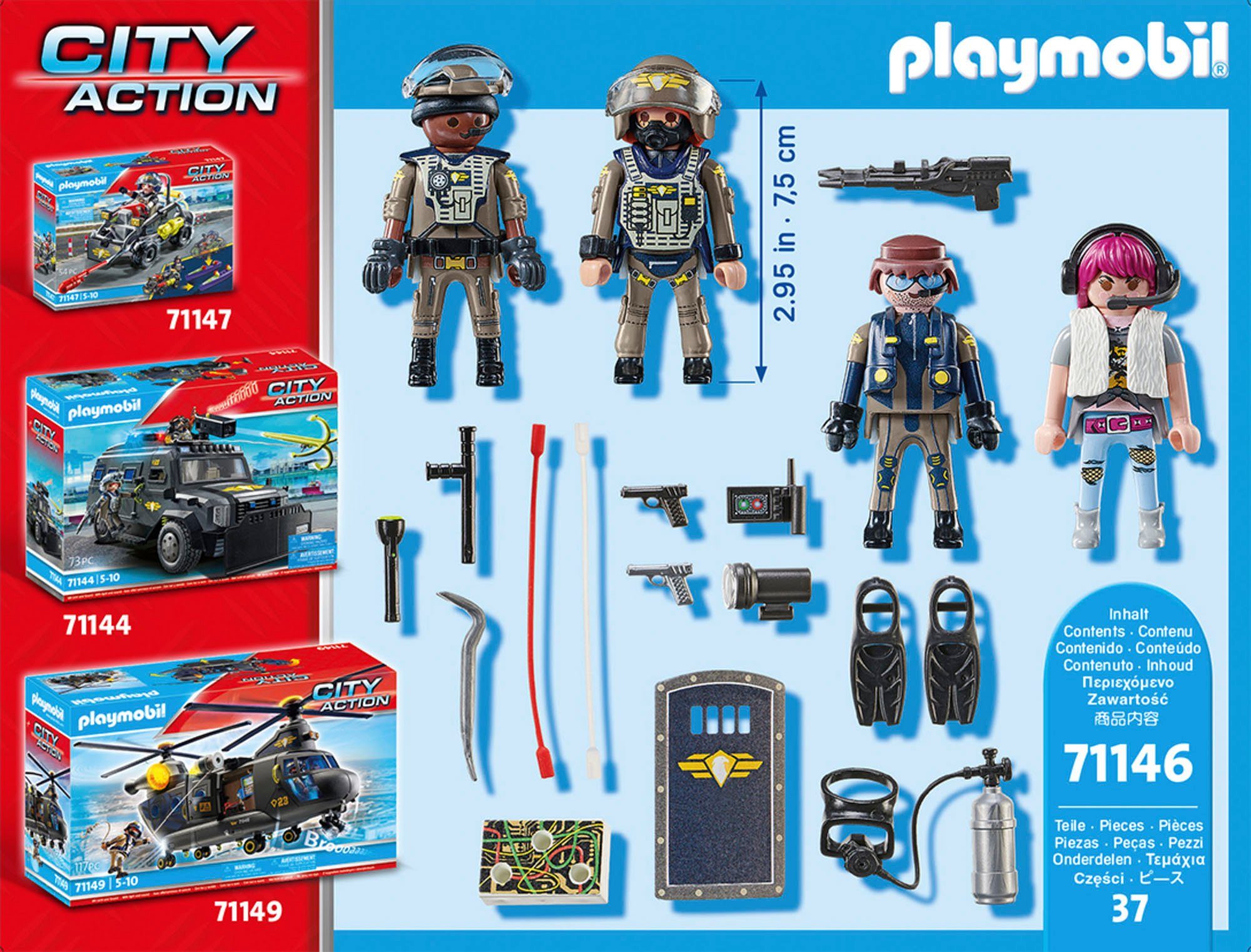 Playmobil® Constructie-speelset SWAT figuren set (71146), My Action Heroes (37-delig)