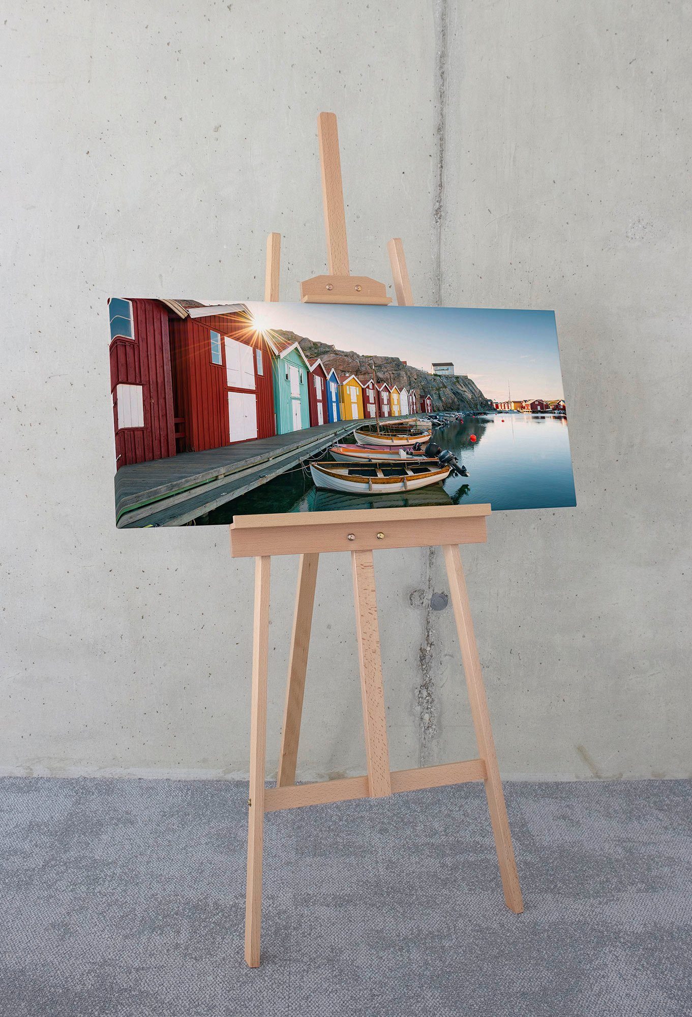 Komar Artprint op linnen Malerische Smögen - Afmeting 90 x 40 cm (1 stuk)