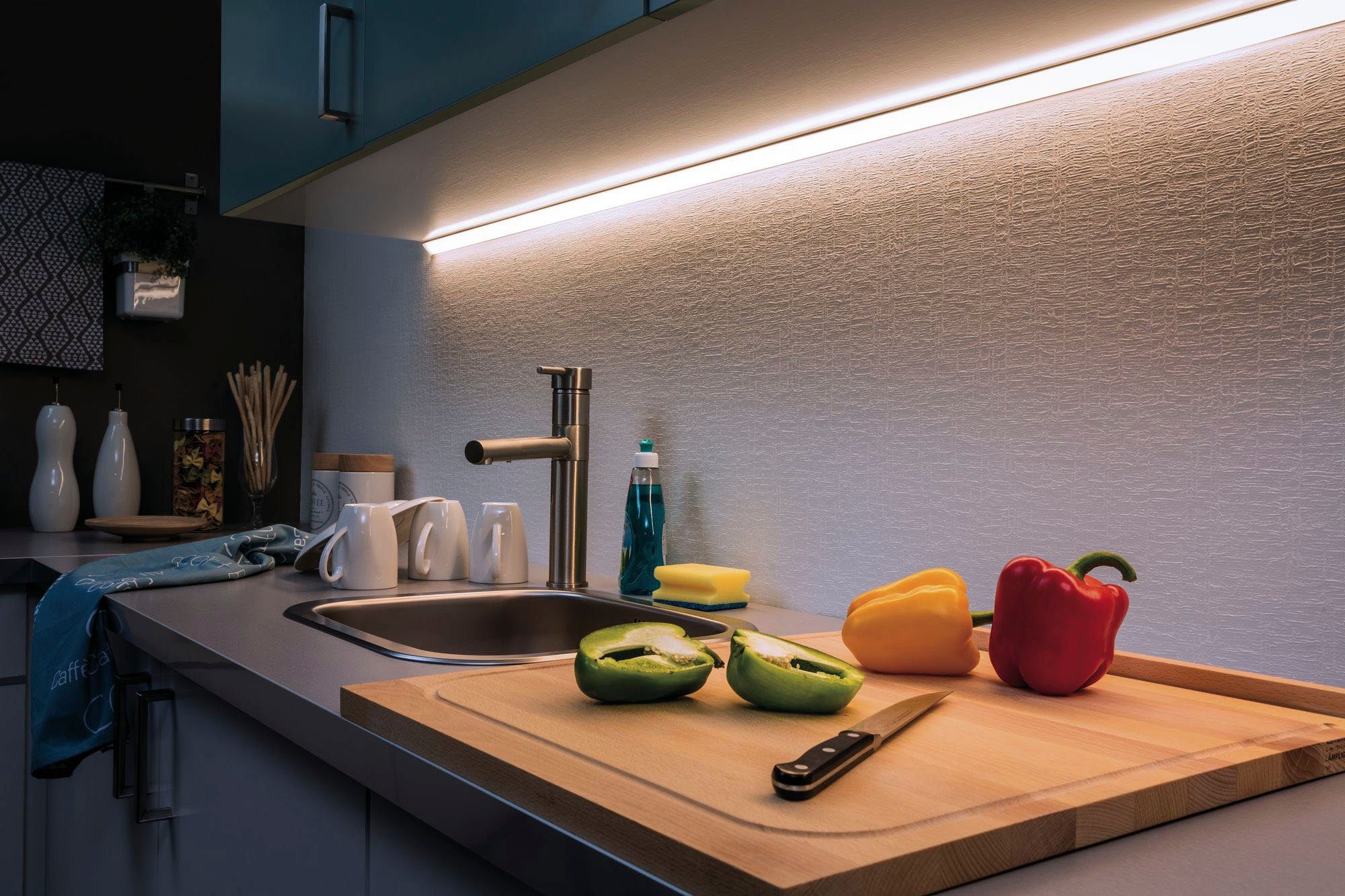Paulmann Led-strepen MaxLED 500 Basisset 3m Daglichtwit 18W 1650lm 6500K ongecoat (1 stuk)