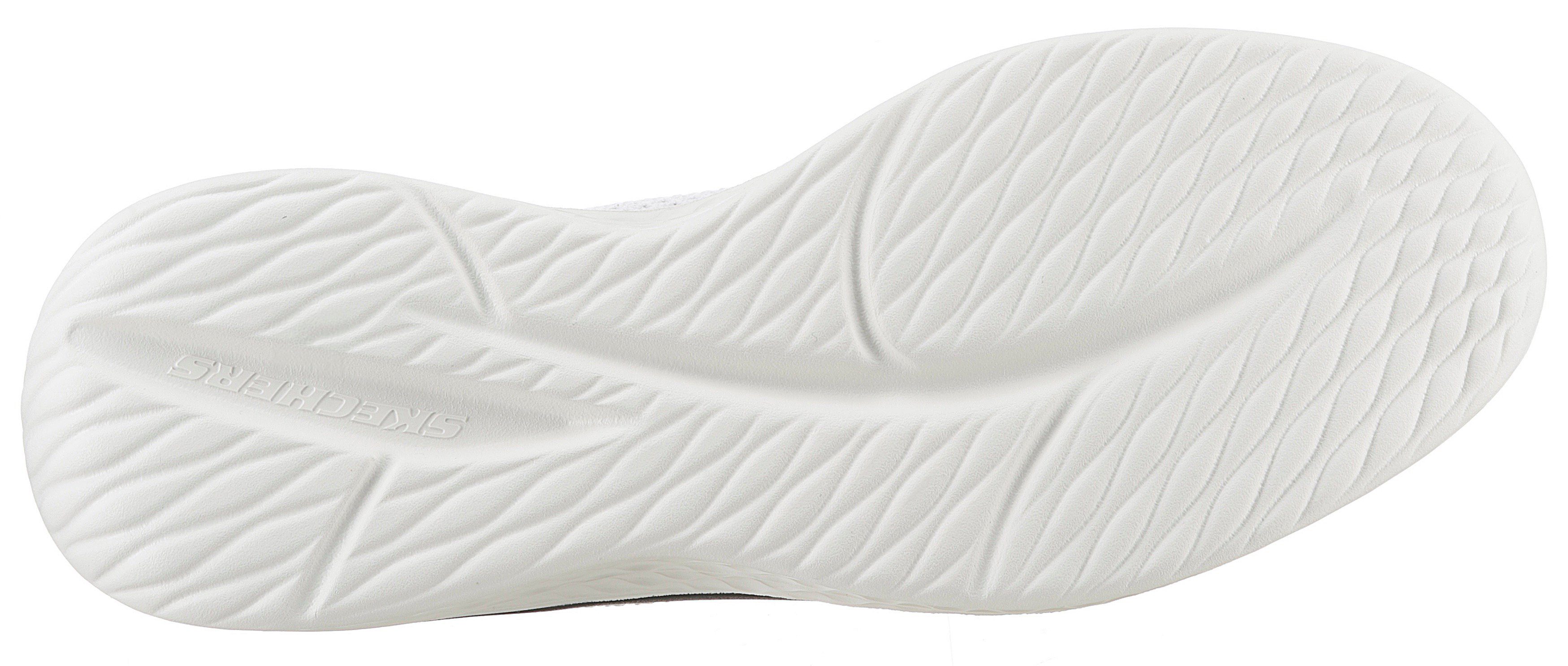 Skechers Slip-on sneakers SLADE-QUINTO slipper, vrijetijdsschoen met subtiele contrastafwerking