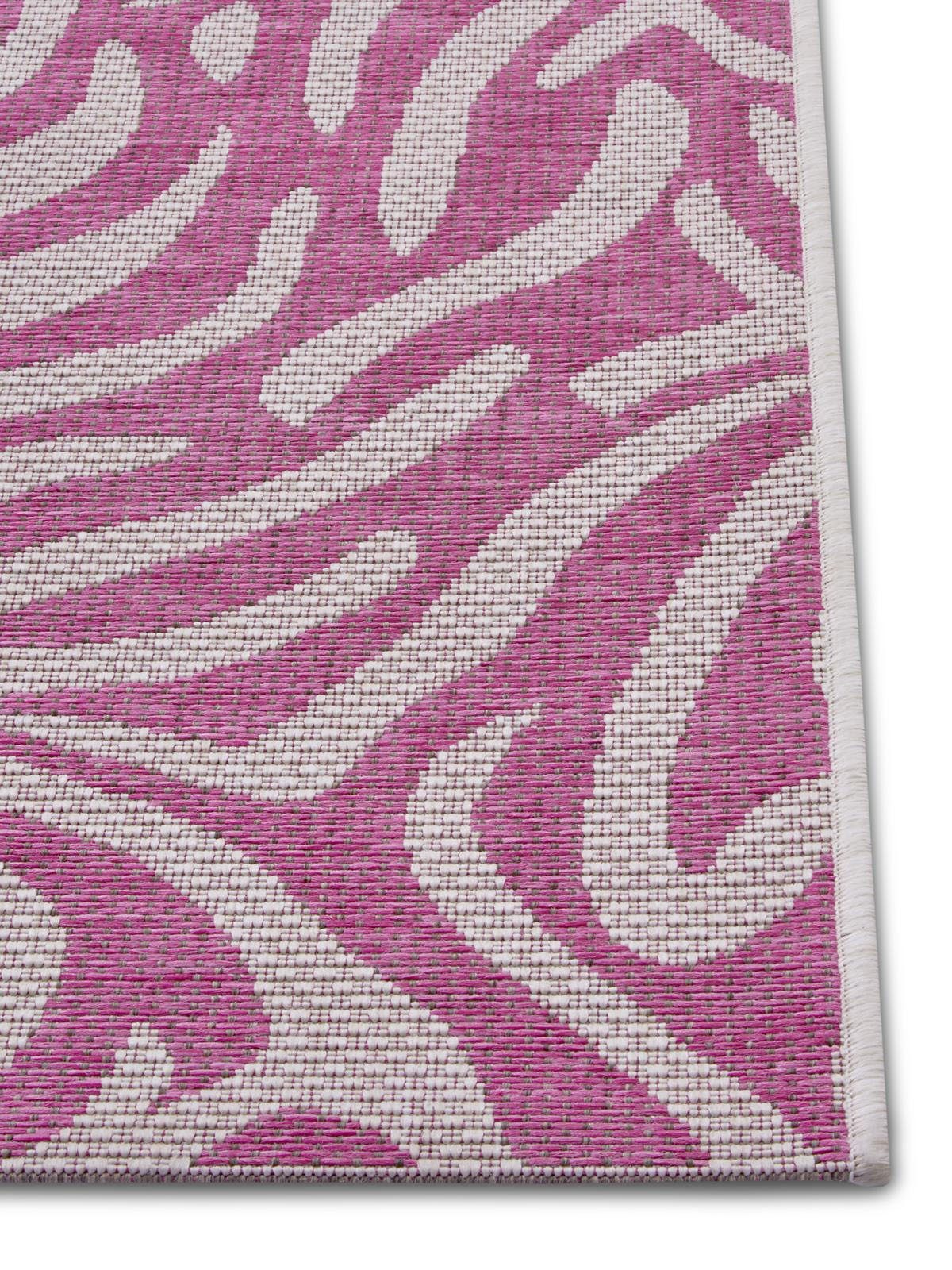 NORTHRUGS Vloerkleed Cebra Platweefsel zebradessin, afgehecht, robuust, gemakkelijk in onderhoud