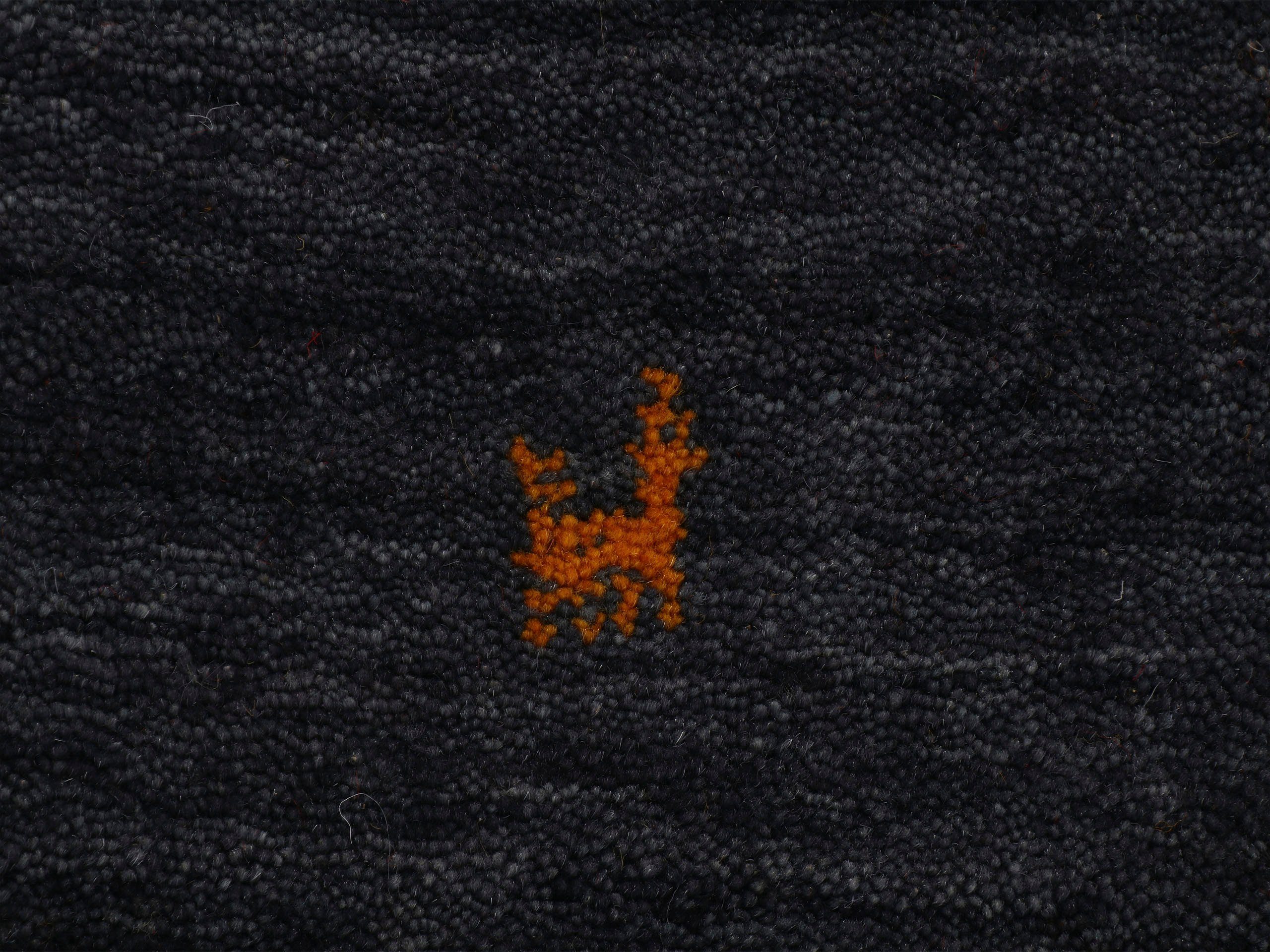 carpetfine Wollen kleed Gabbeh Uni, ook als loper verkrijgbaar
