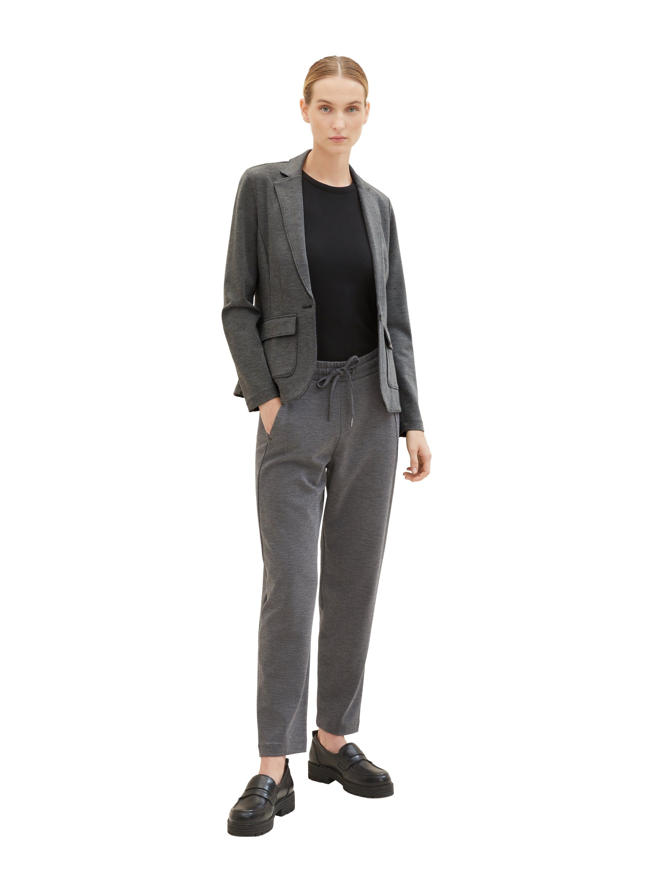 Tom Tailor Korte blazer in gemêleerde look