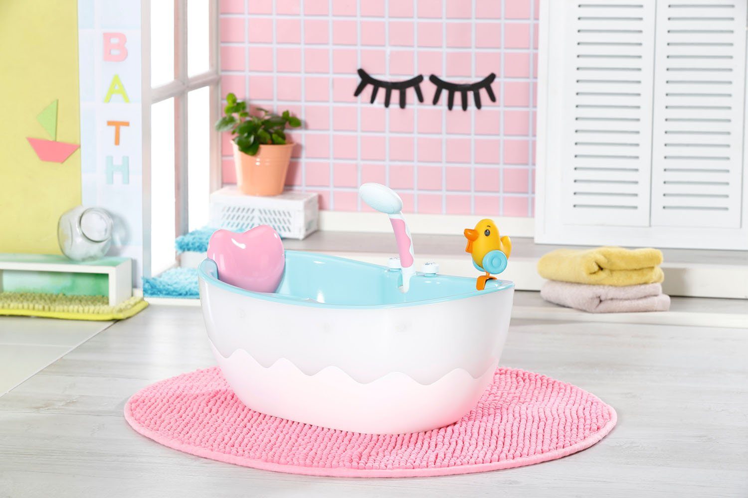 Baby Born Poppen badkuip BATH met licht- en geluidseffecten