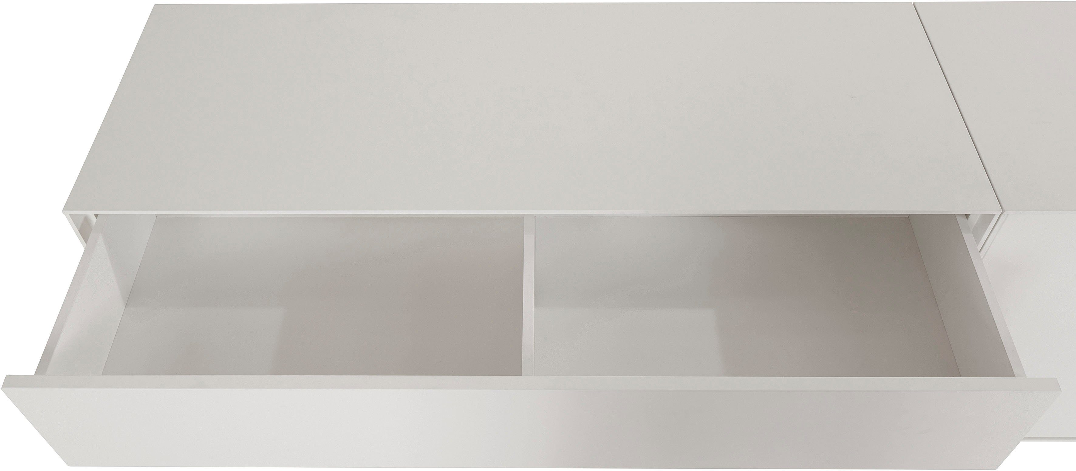 LeGer Home by Lena Gercke Tv-meubel Essentials Breedte: 279 cm, MDF gelakt, push-to-open-functie (2 stuks)