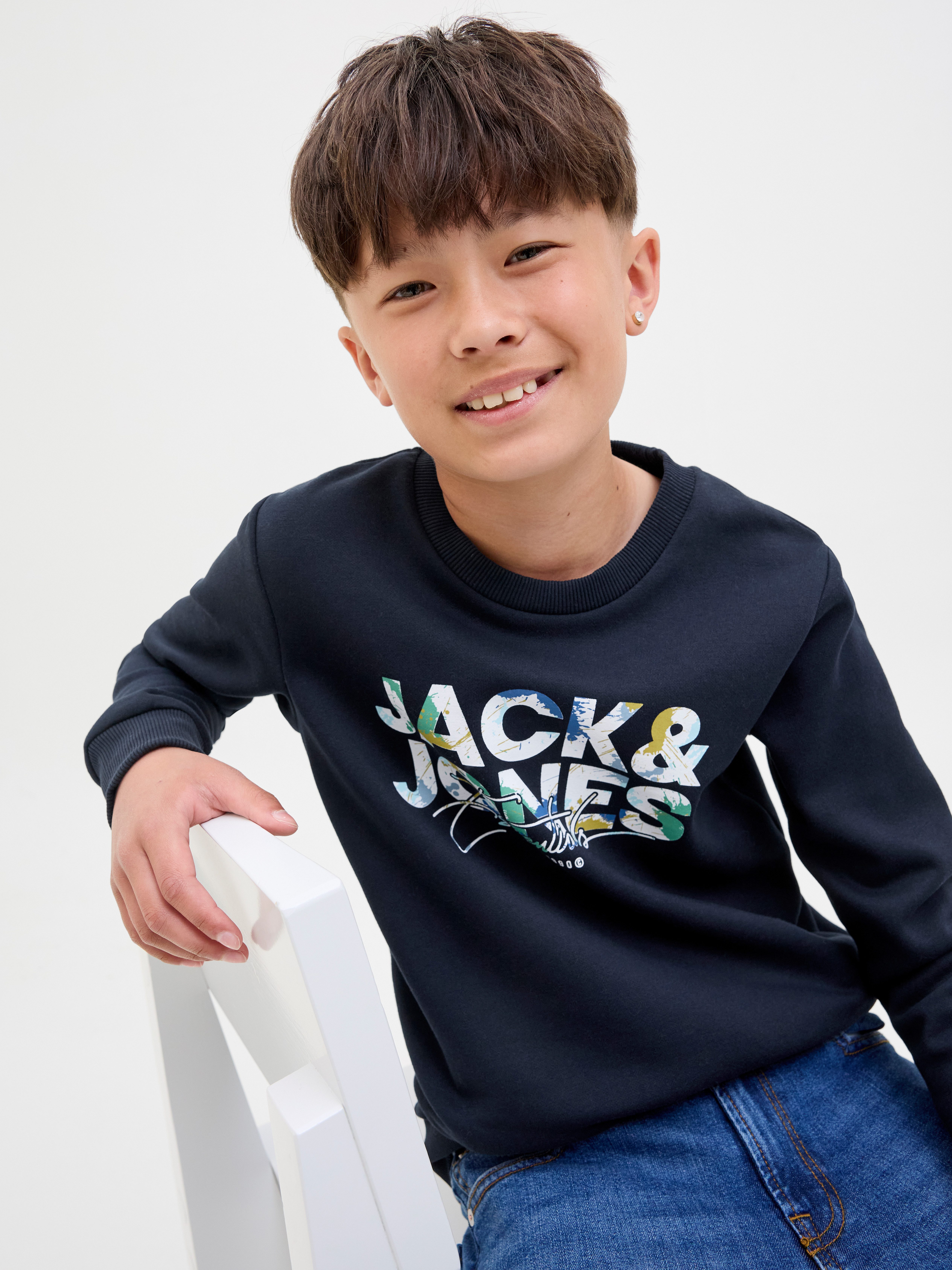 Jack & Jones Junior Sweatshirt JJGEPLAS SWEAT CREW NECK JNR