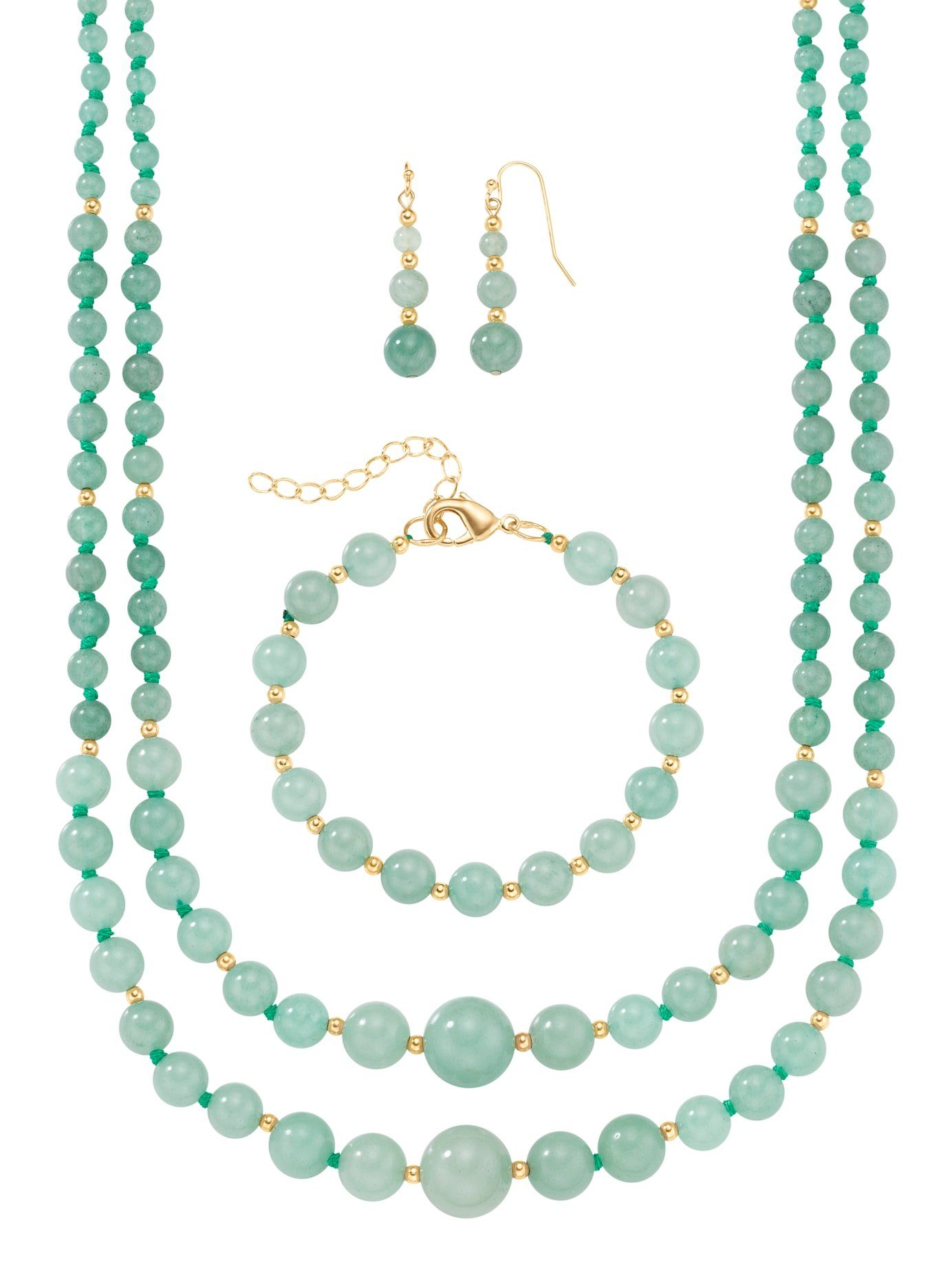 Lady Collier-set dames sieradensets maat N-maten groen