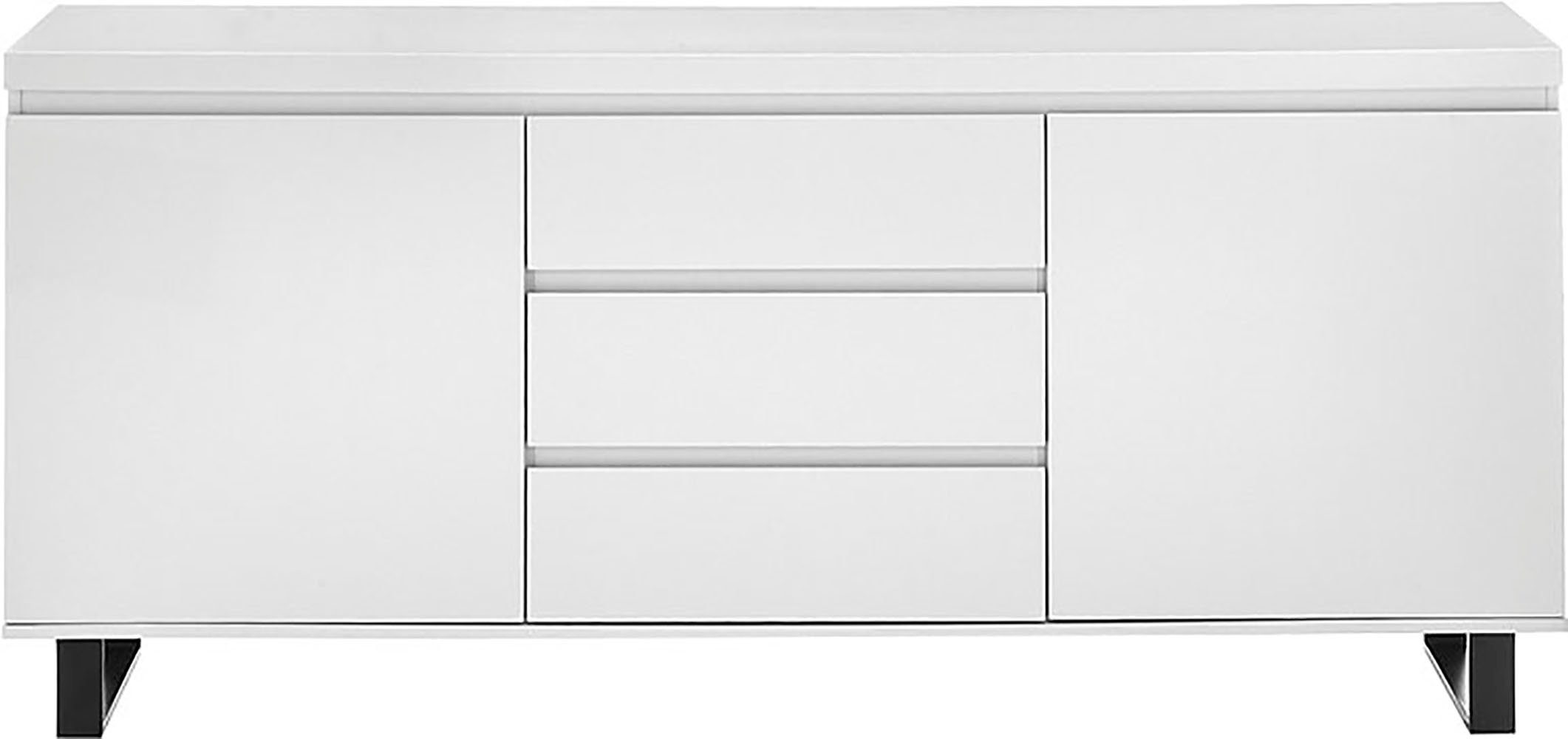 MCA furniture Dressoir AUSTIN dressoir Deuren met demping/ soft-close dressoirs wit