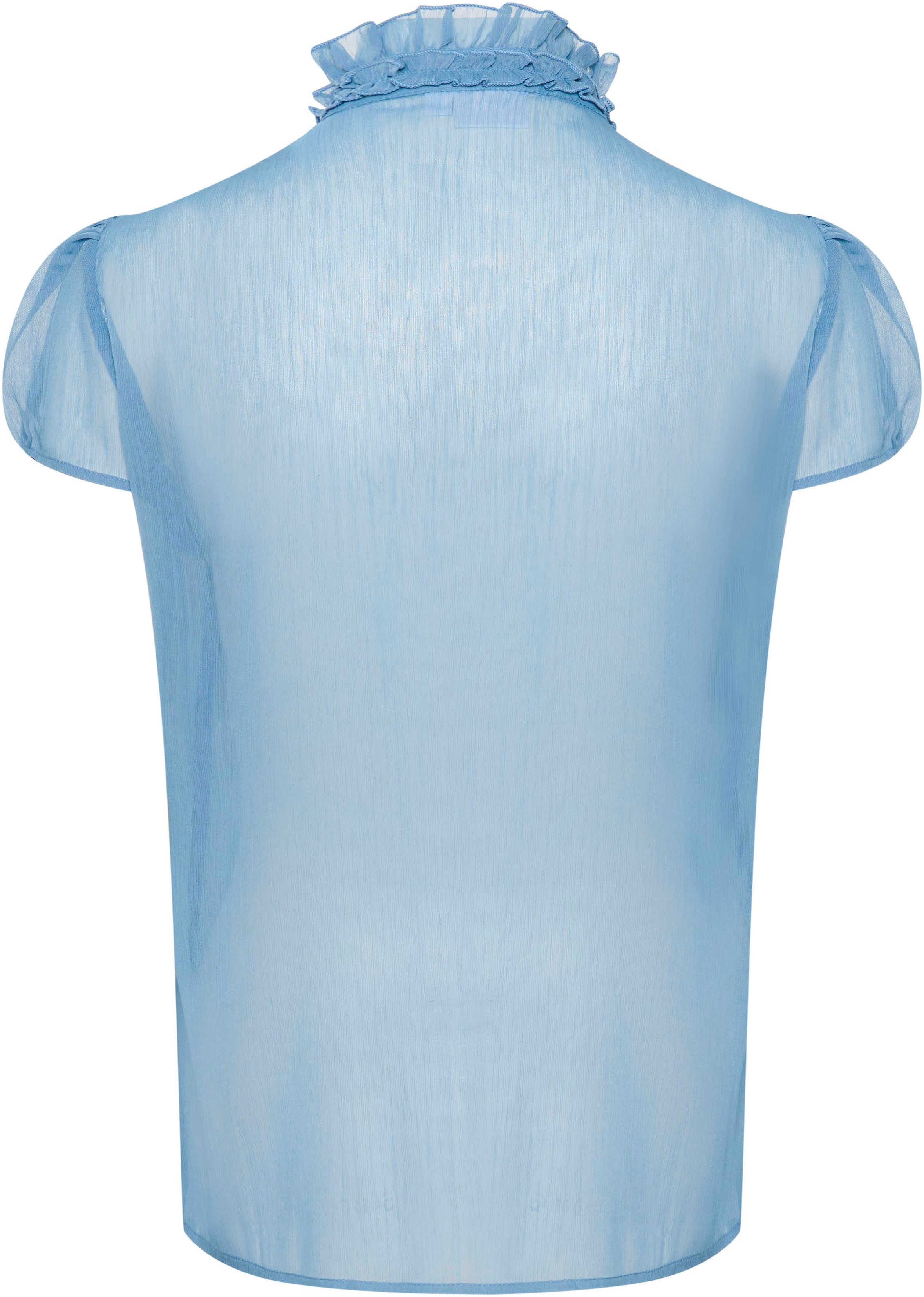 Saint Tropez Blouse met ruches LiljaSZ Crinkle SS Shirt