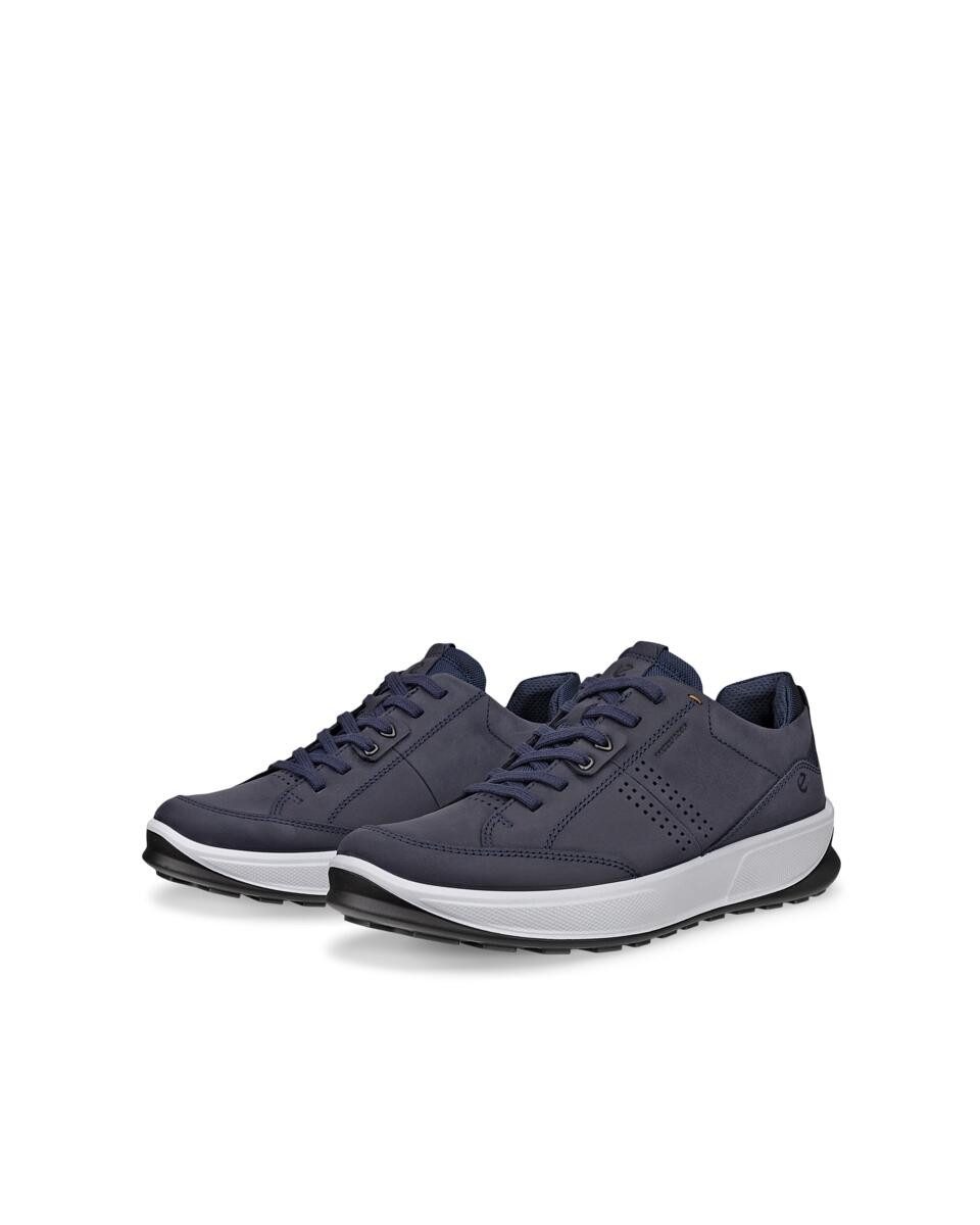 Ecco Sneakers ByWay 2.0 , outdoorschoen, vrijetijdsschoen, lage schoen met gewatteerde schacht heren veterschoenen maat 46 blauw
