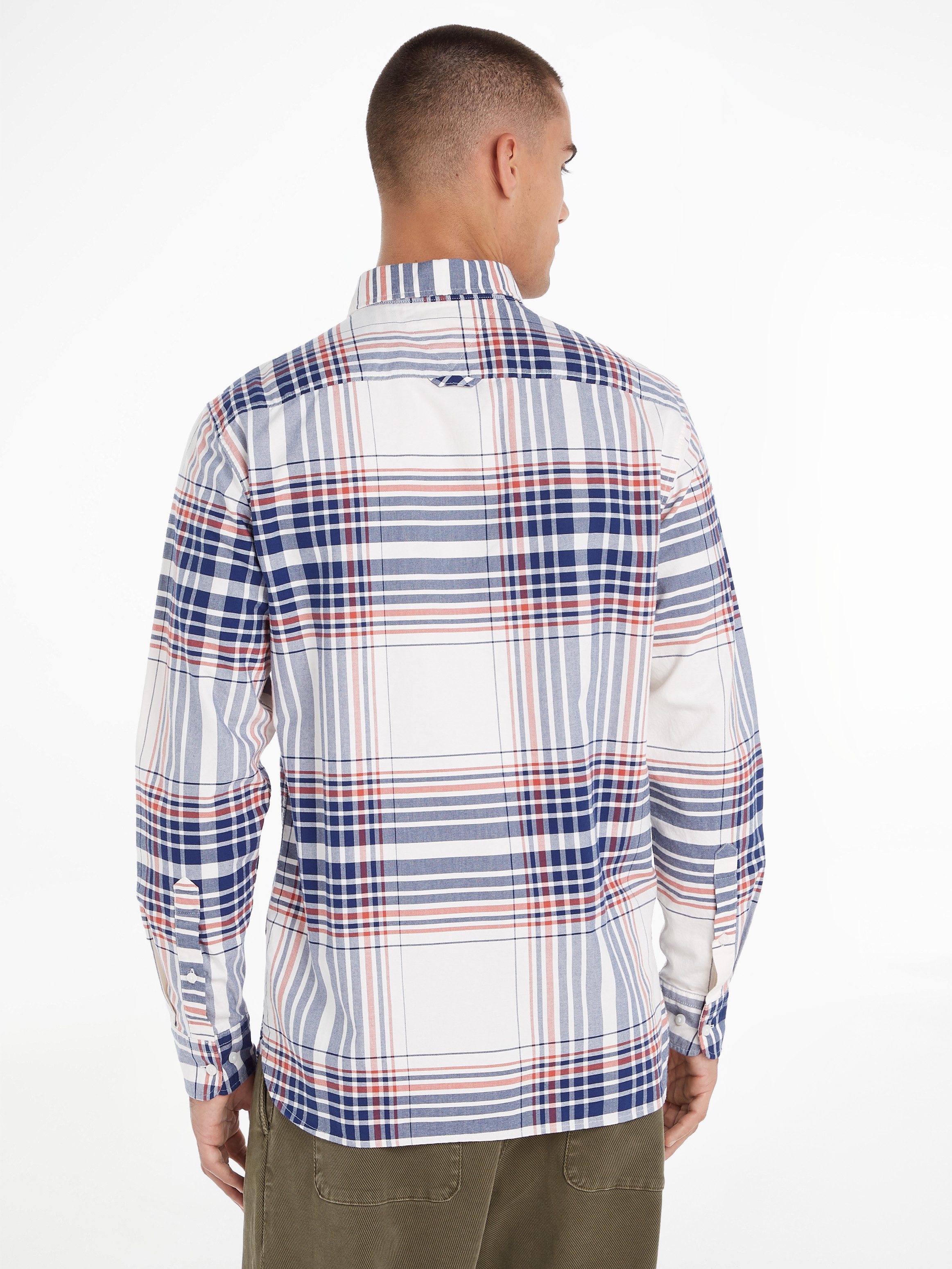 Tommy Hilfiger Overhemd met lange mouwen XL OXFORD CHECK RF SHIRT