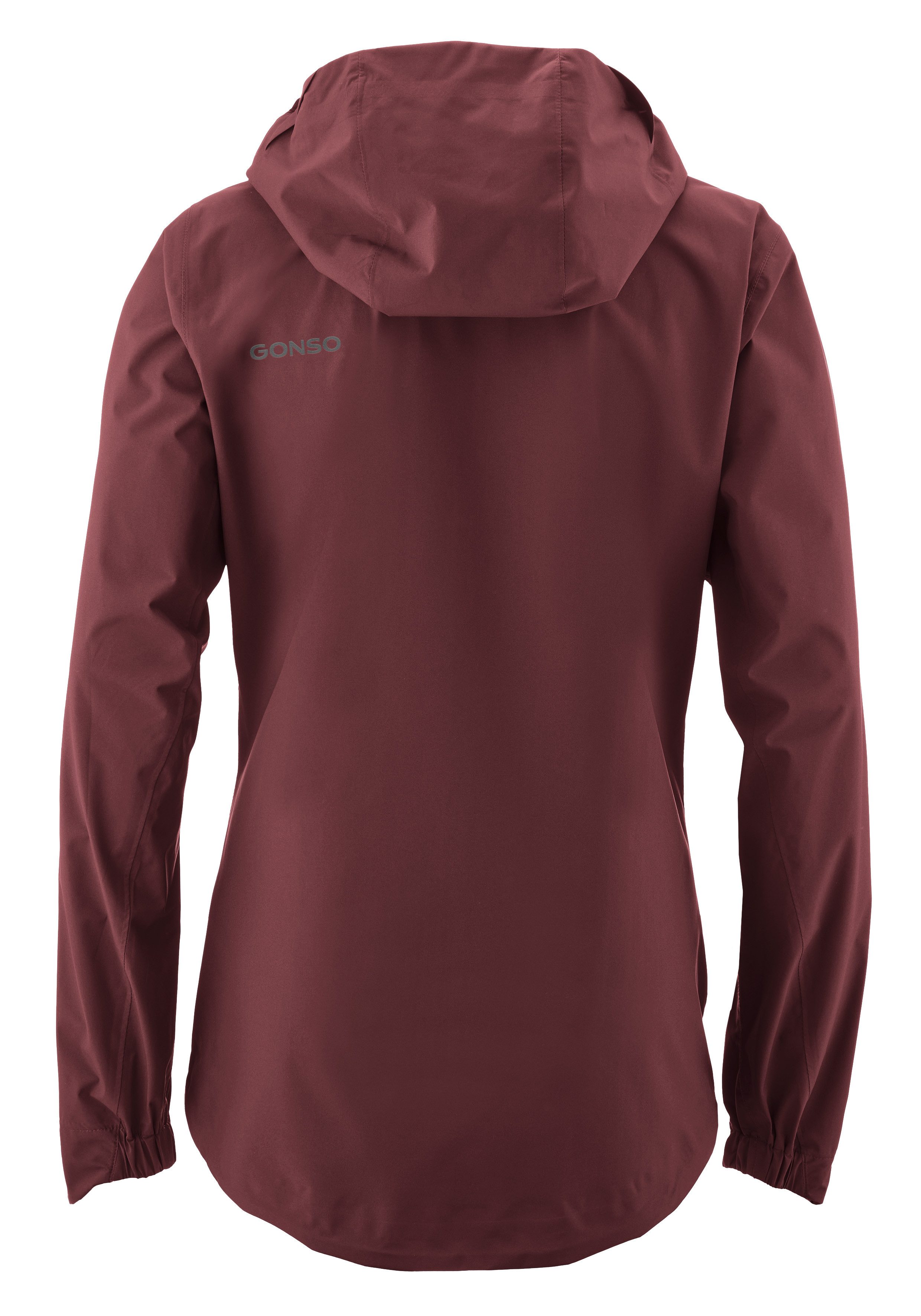 Gonso Fietsjack Save Jacket Trail W Dames regenjack wind- en waterdicht, fietsjack met capuchon